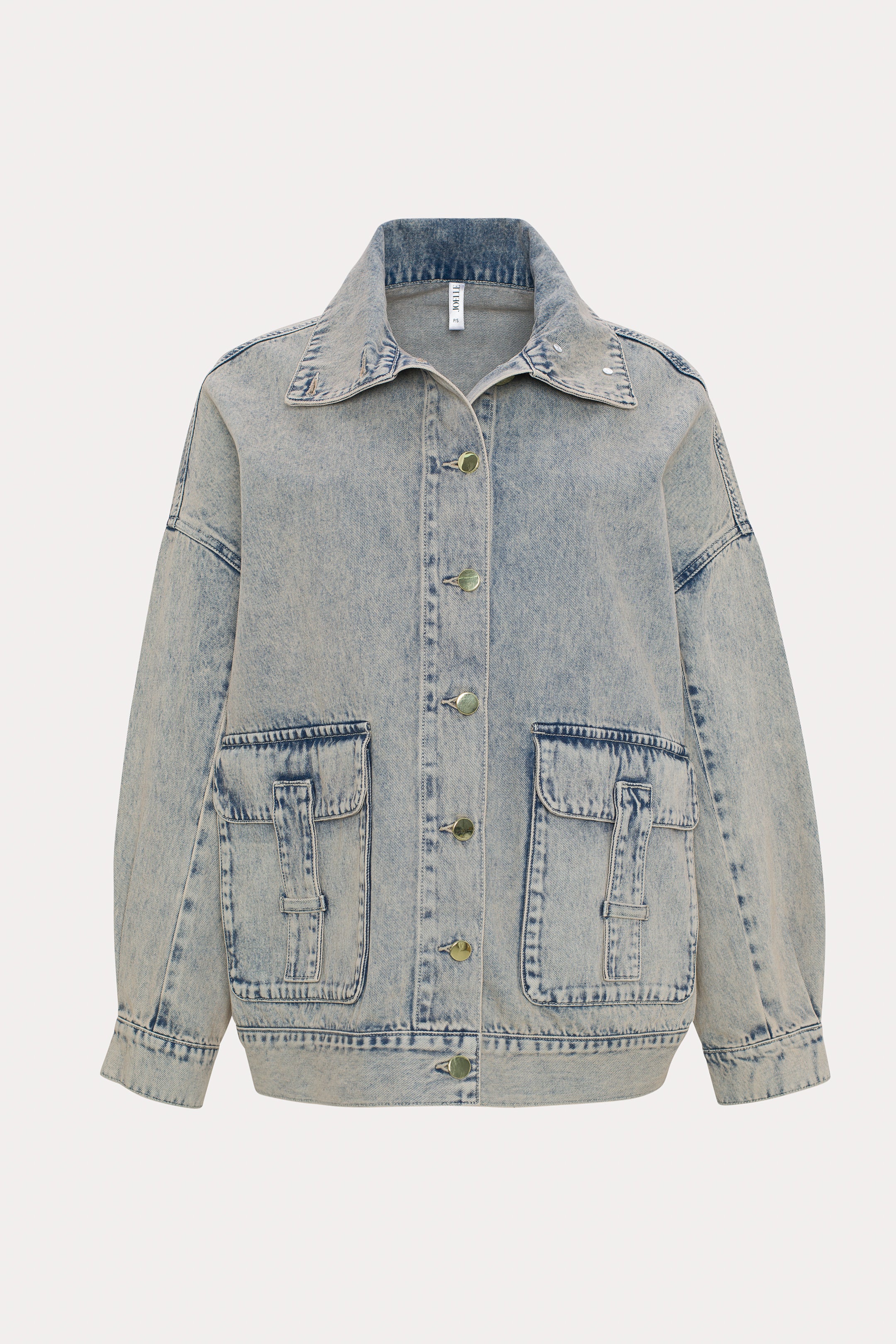 Helix | Veste en jeans bleu délavé