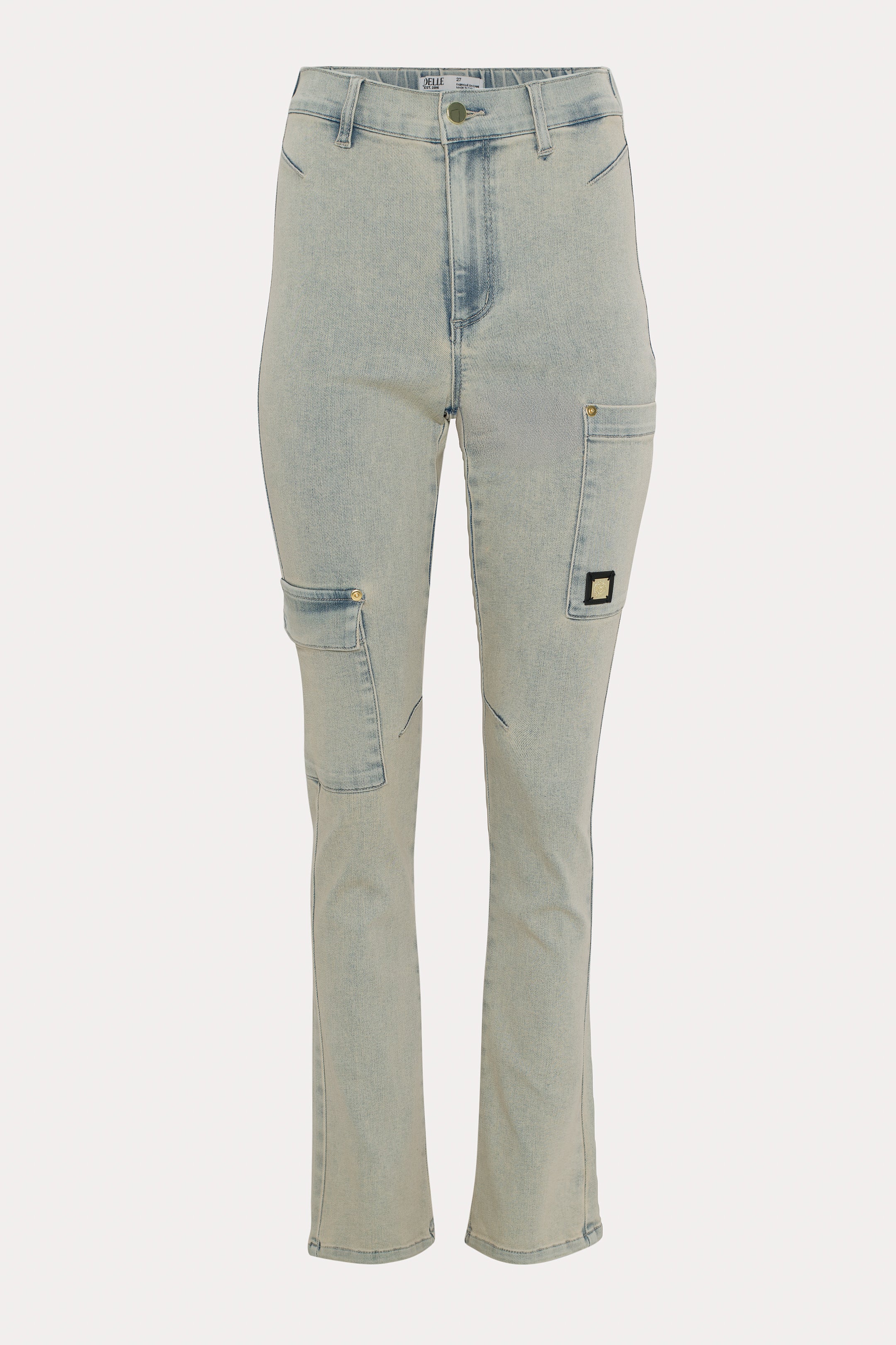 Fassety | Washed blue slim jeans