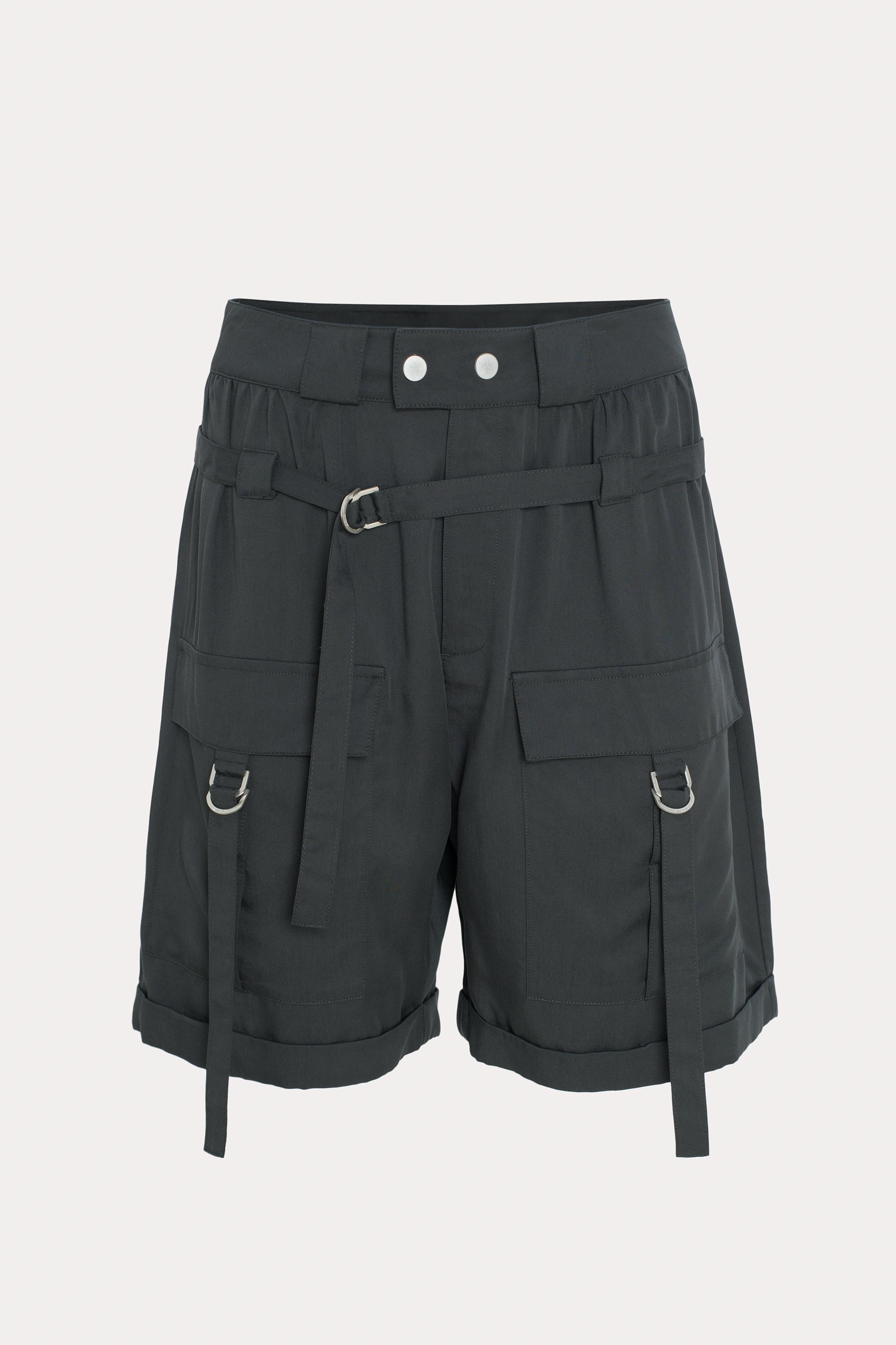 Donna | Gray cargo shorts
