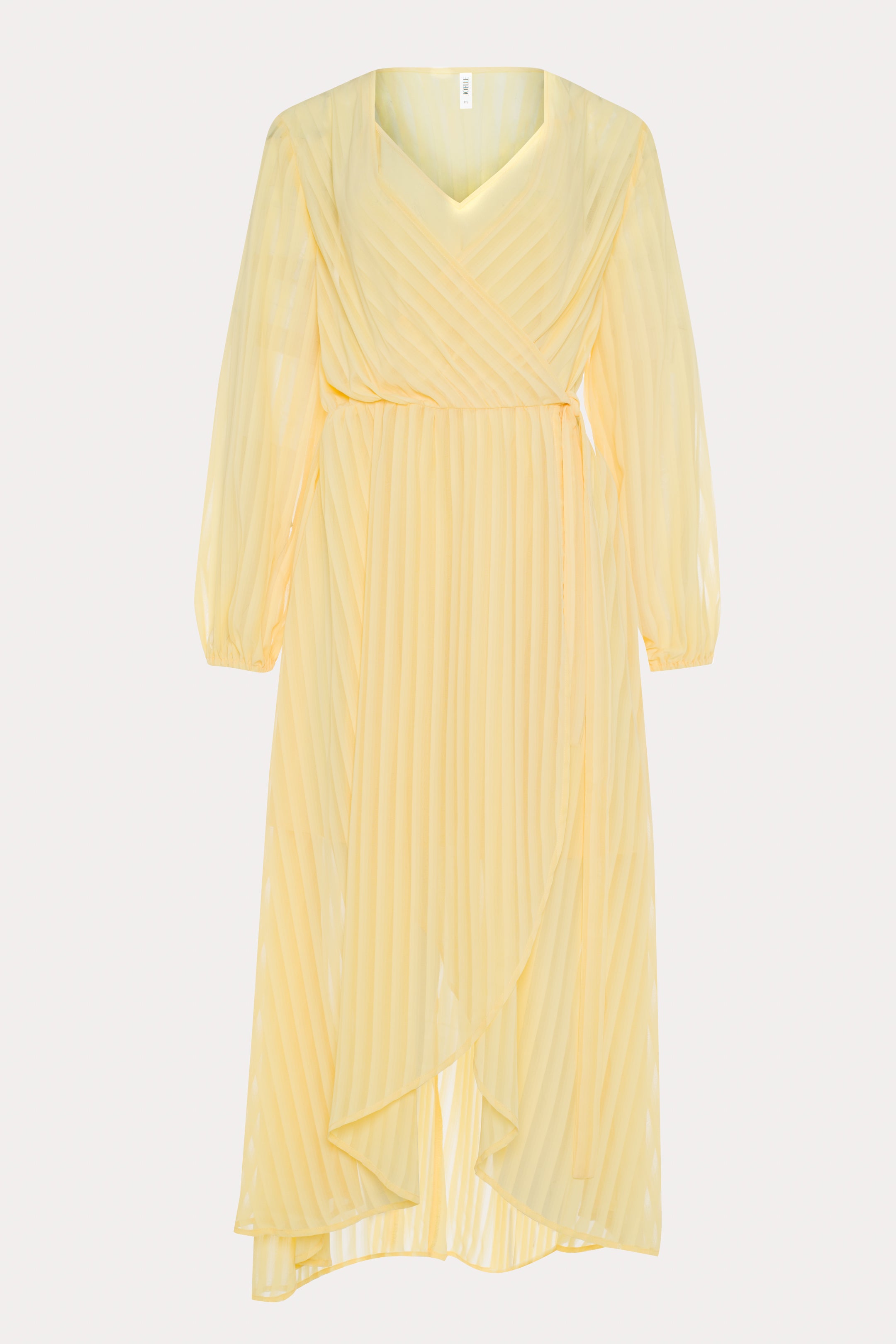 Bellini | Robe cache-coeur jaune