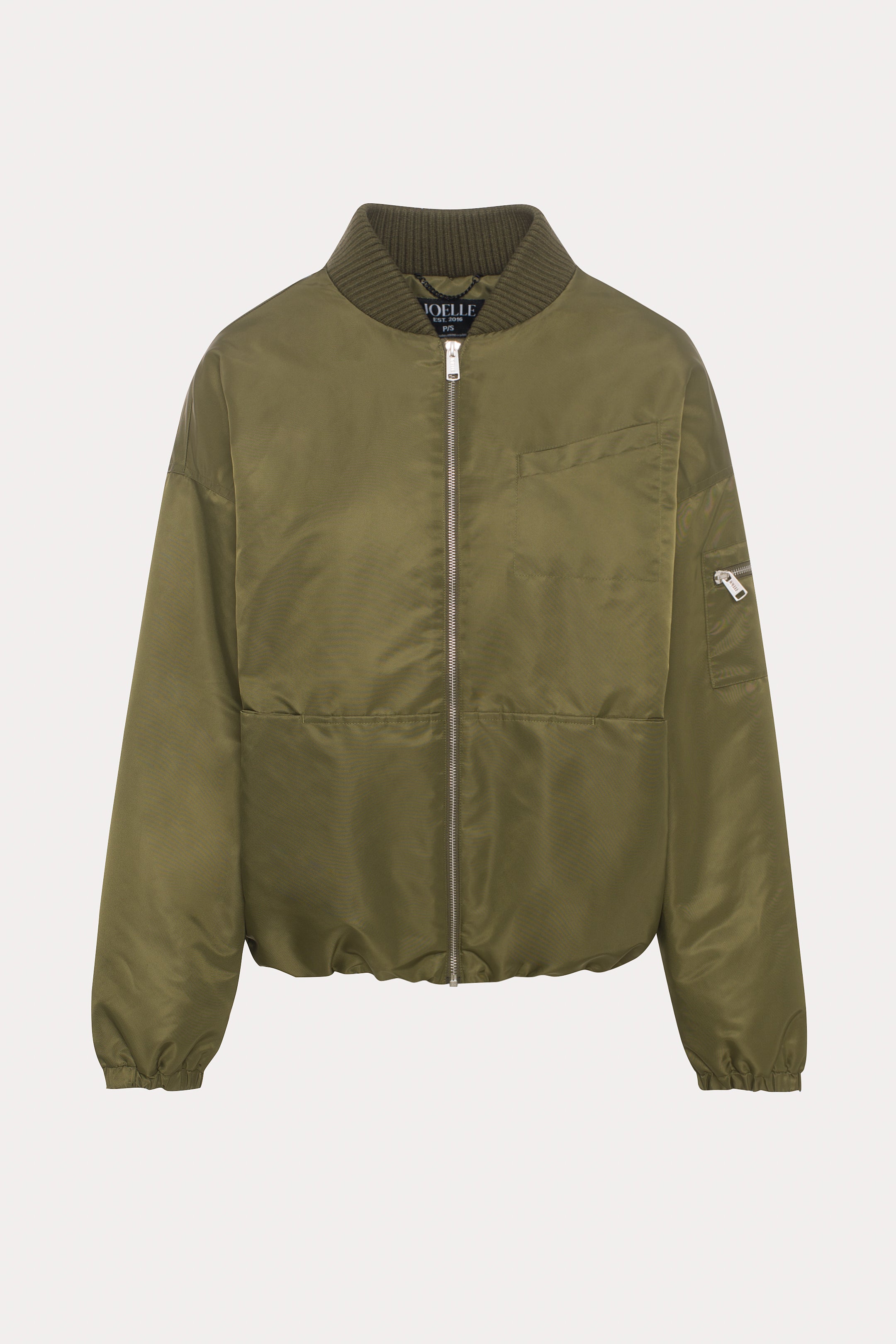 Charlotte | Blouson aviateur vert