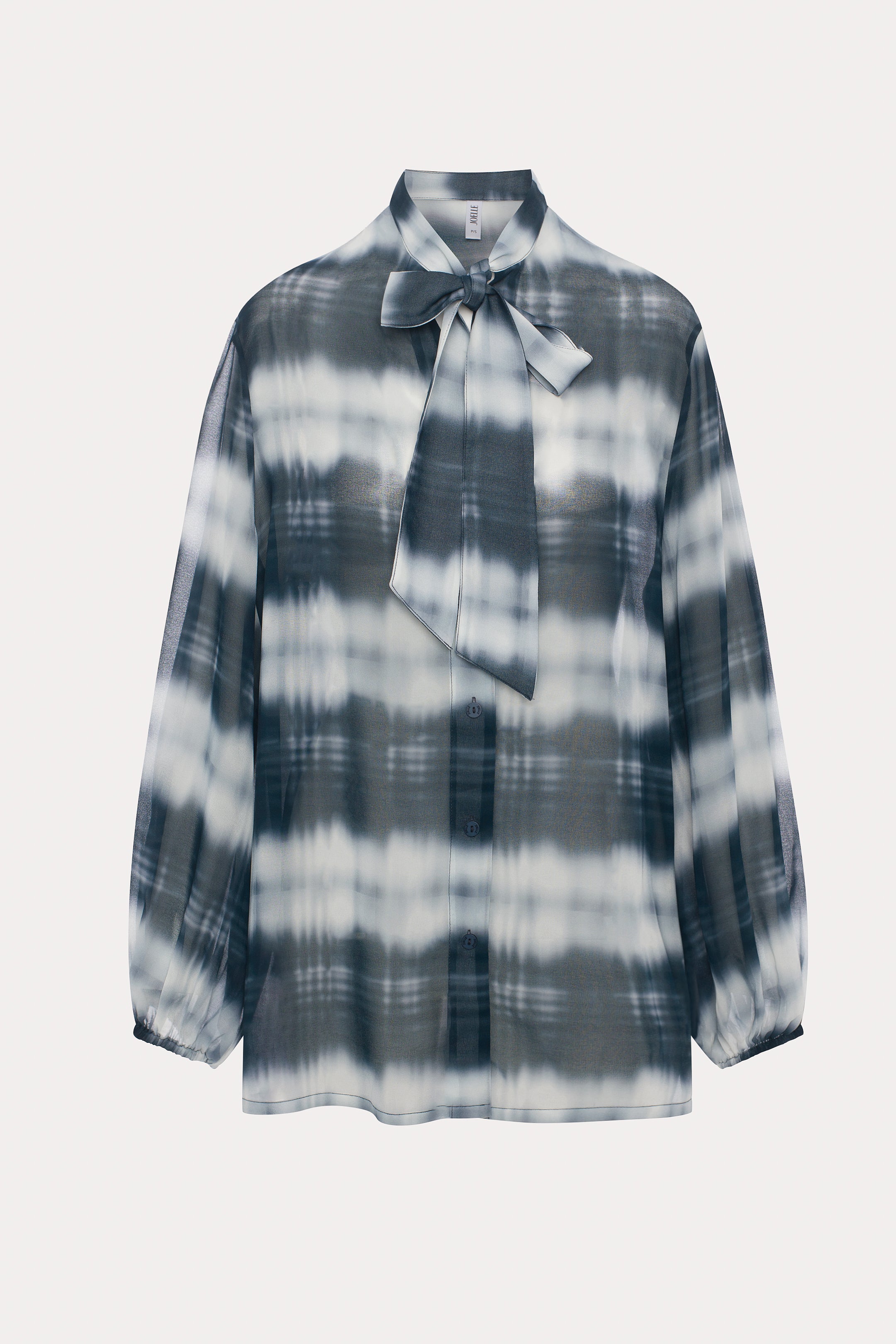 Adeline | Chemise bleue à carreaux