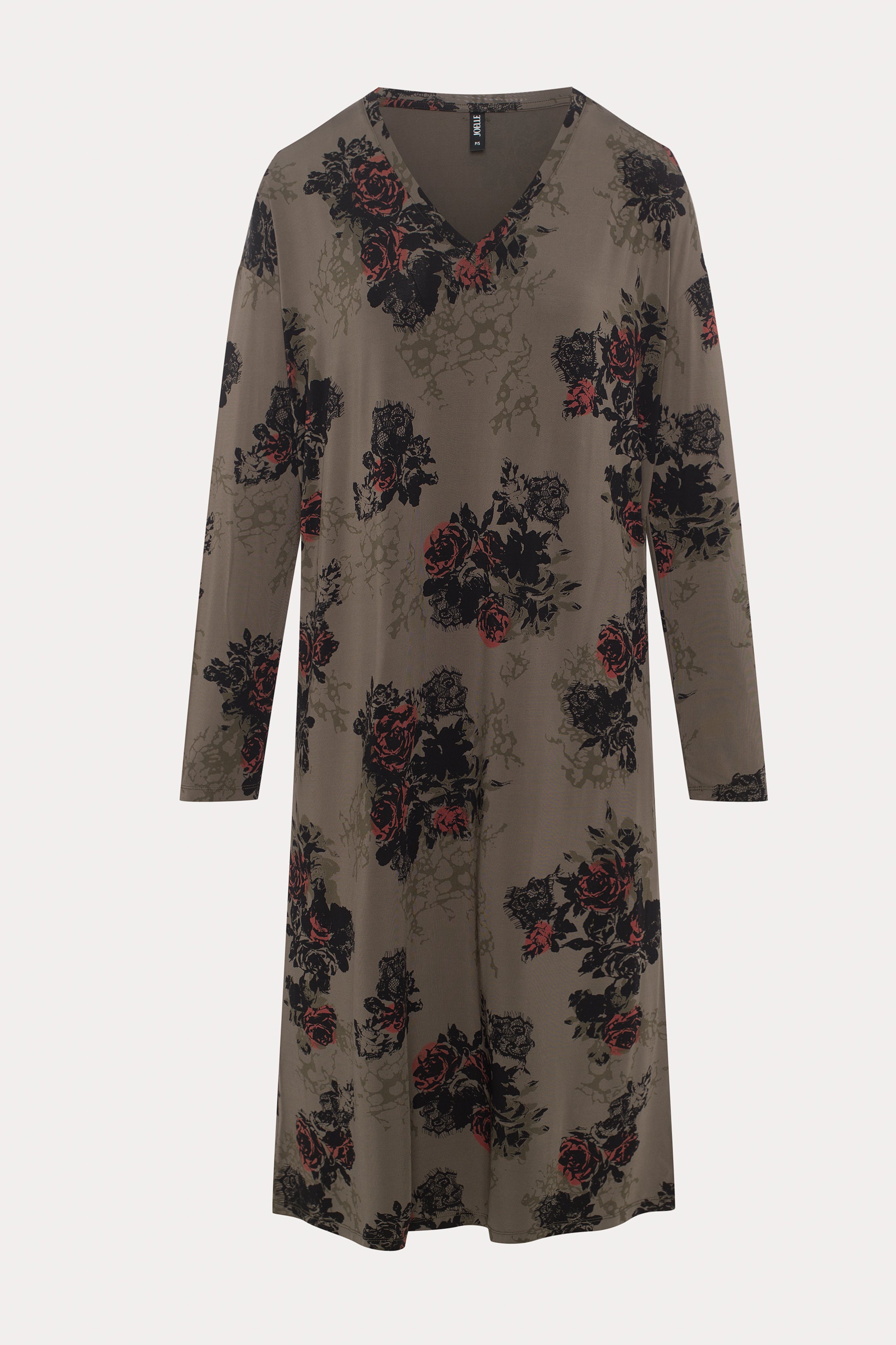 Cody | Robe midi verte à imprimé floral