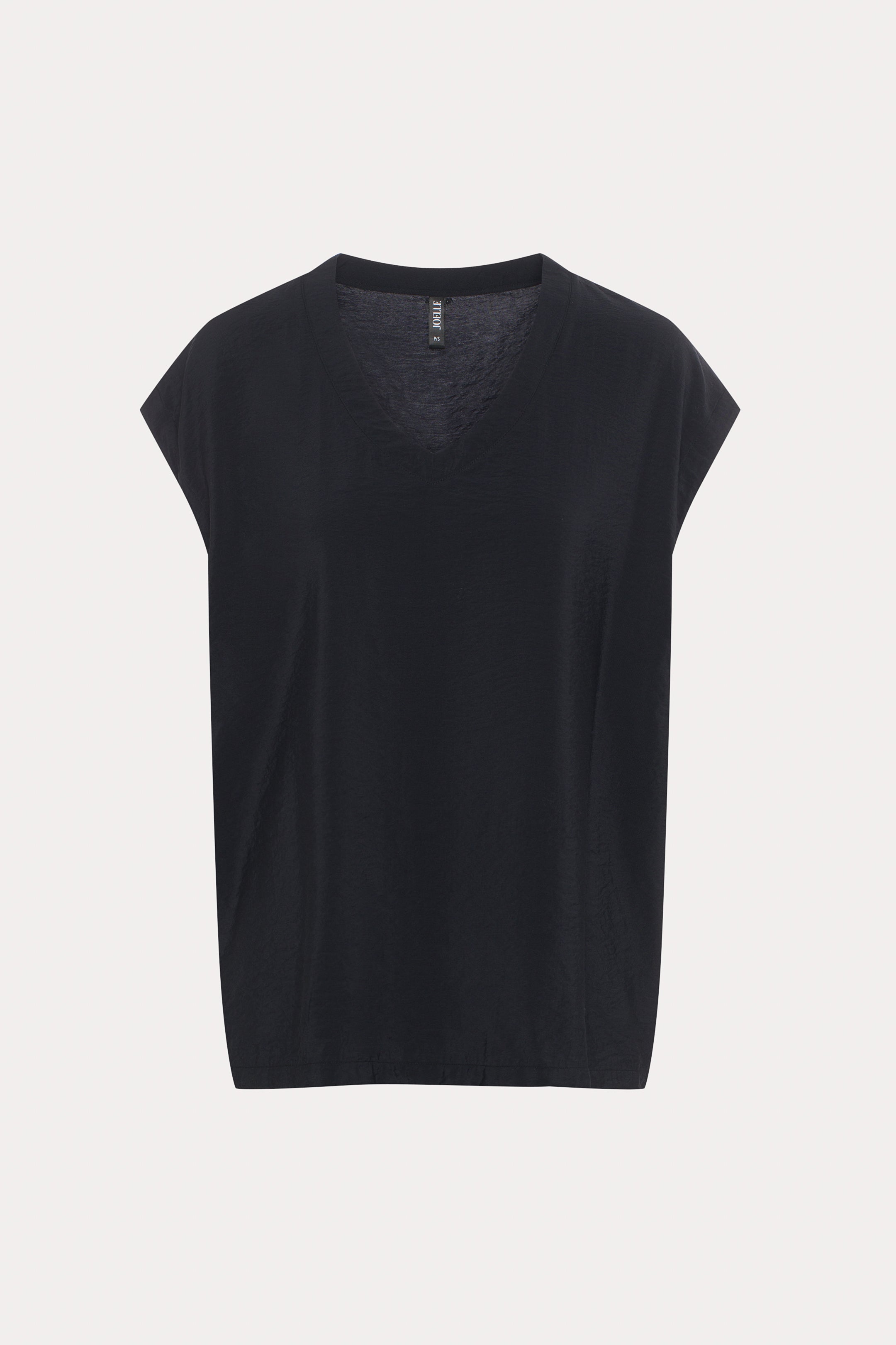 Didier | Black V-neck top
