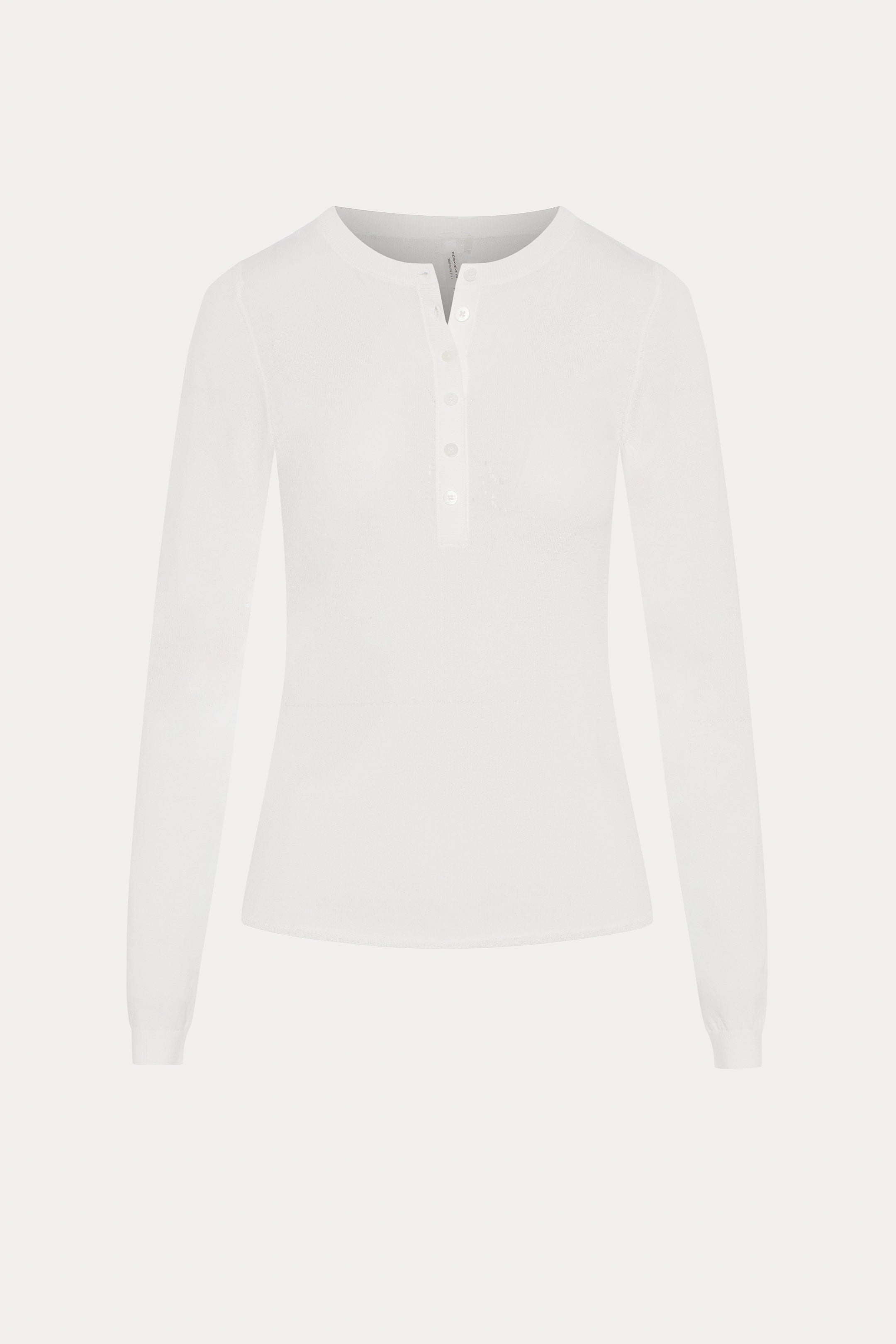 Cassini | Chandail henley blanc