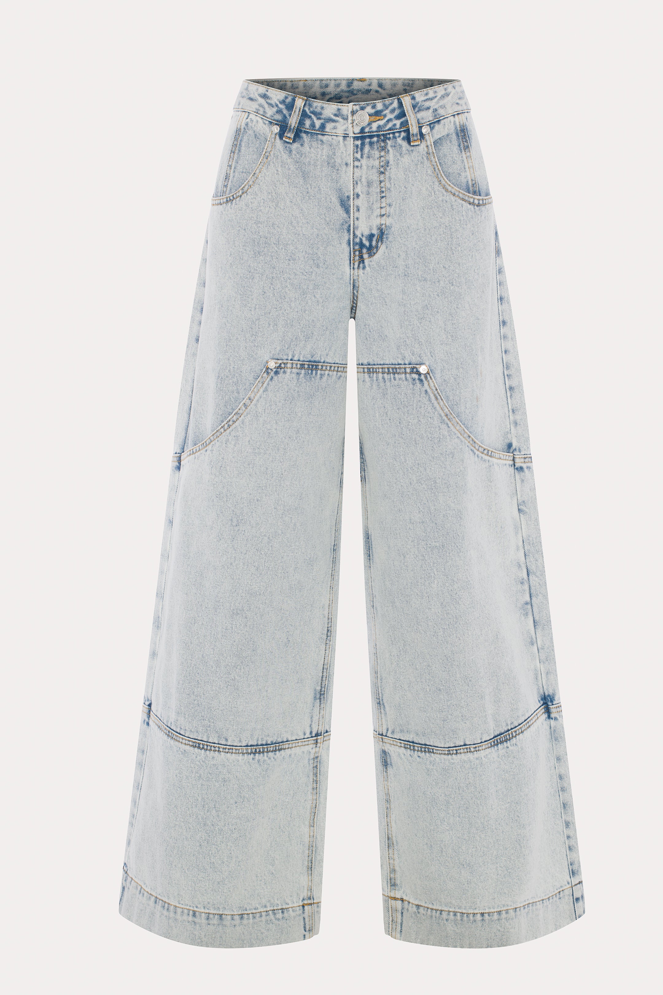 Belleza | Washed blue loose jeans