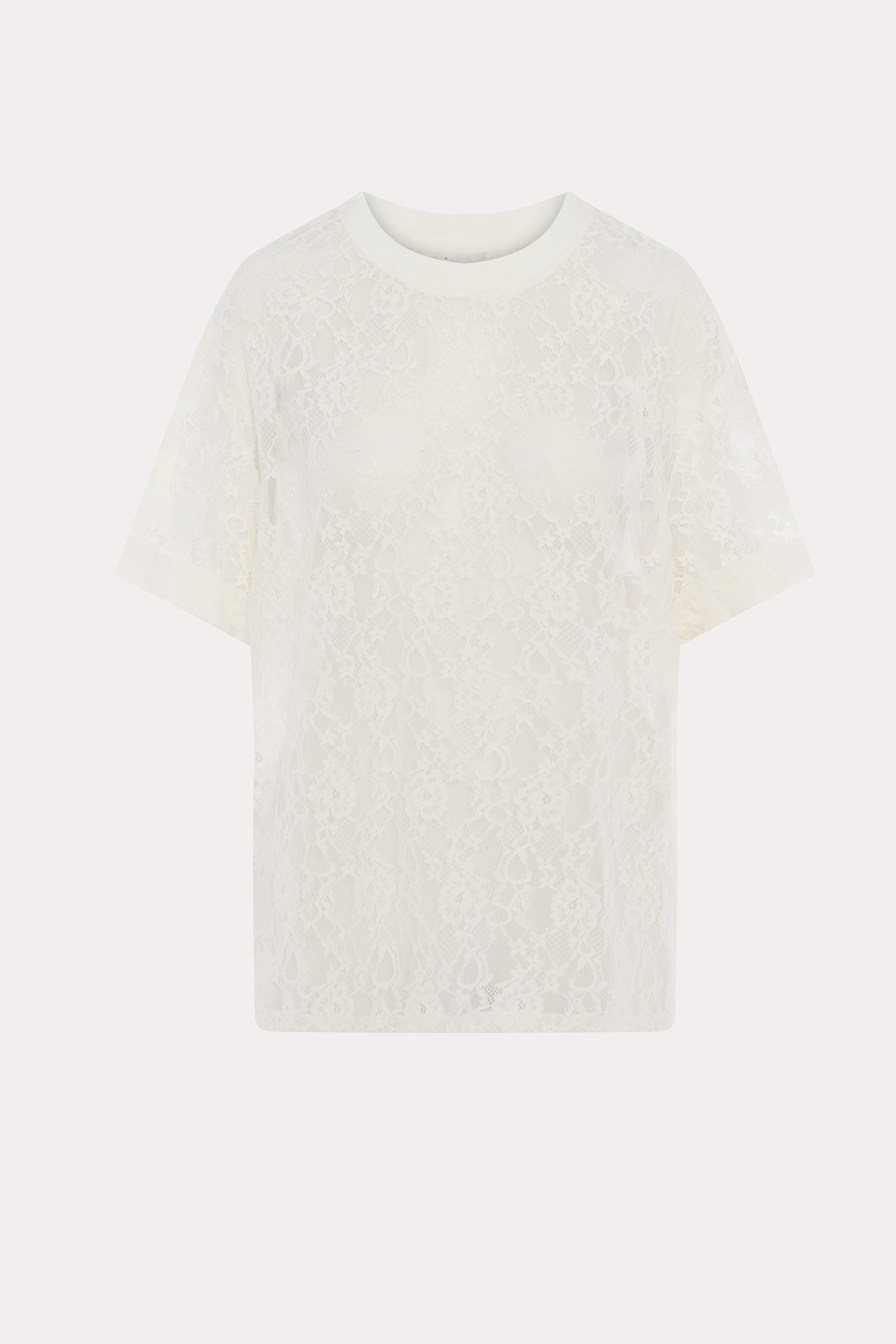 Alegria | Cream crew neck T-shirt