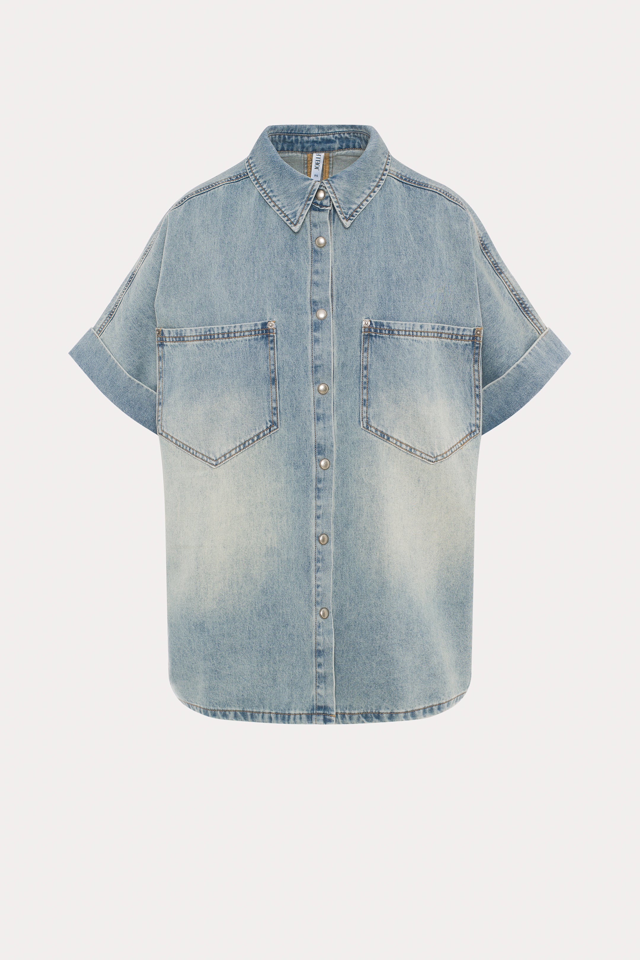 Anthem | Chemise en denim indigo délavé