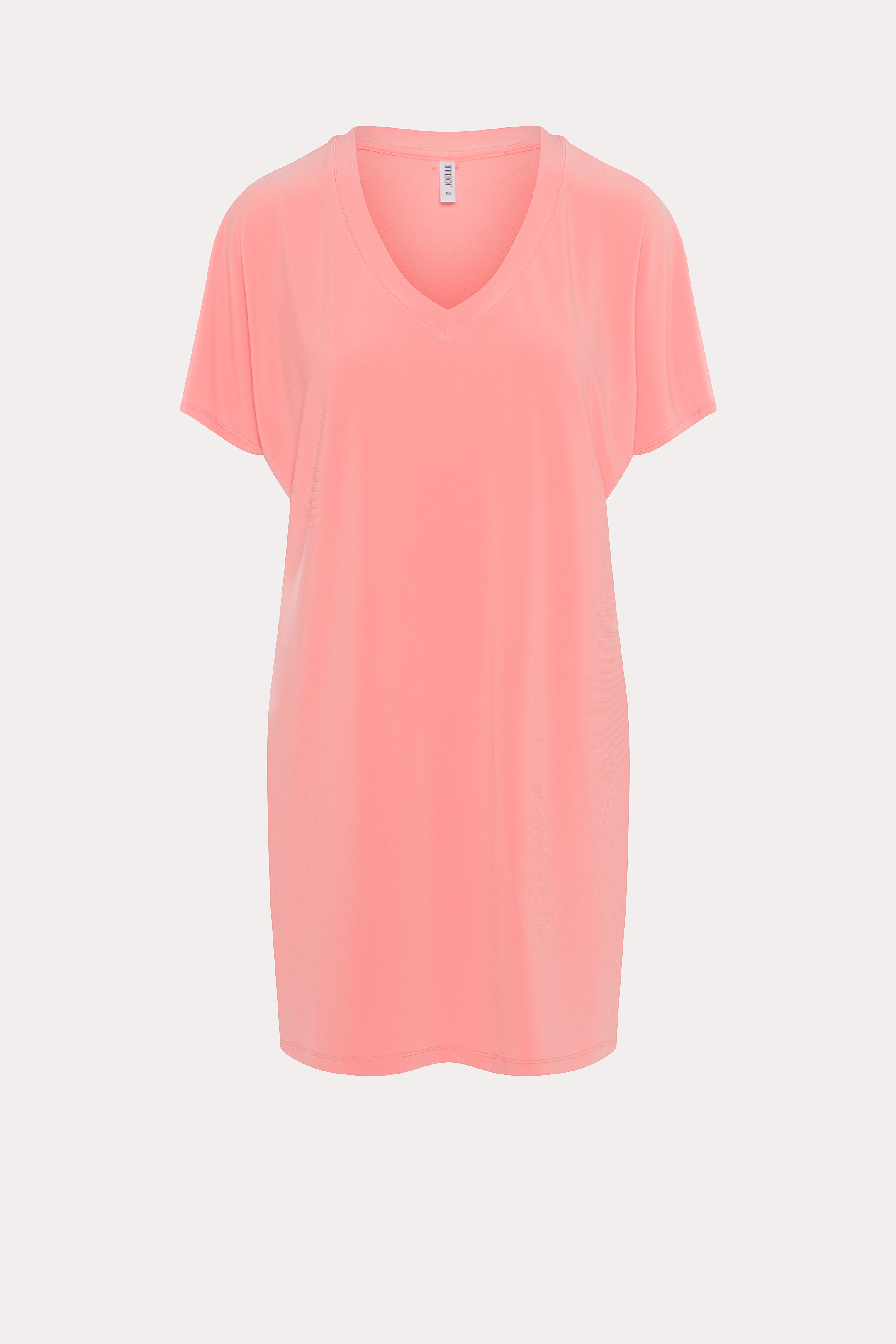 Flo La robe corail à col en V JOELLE Collection