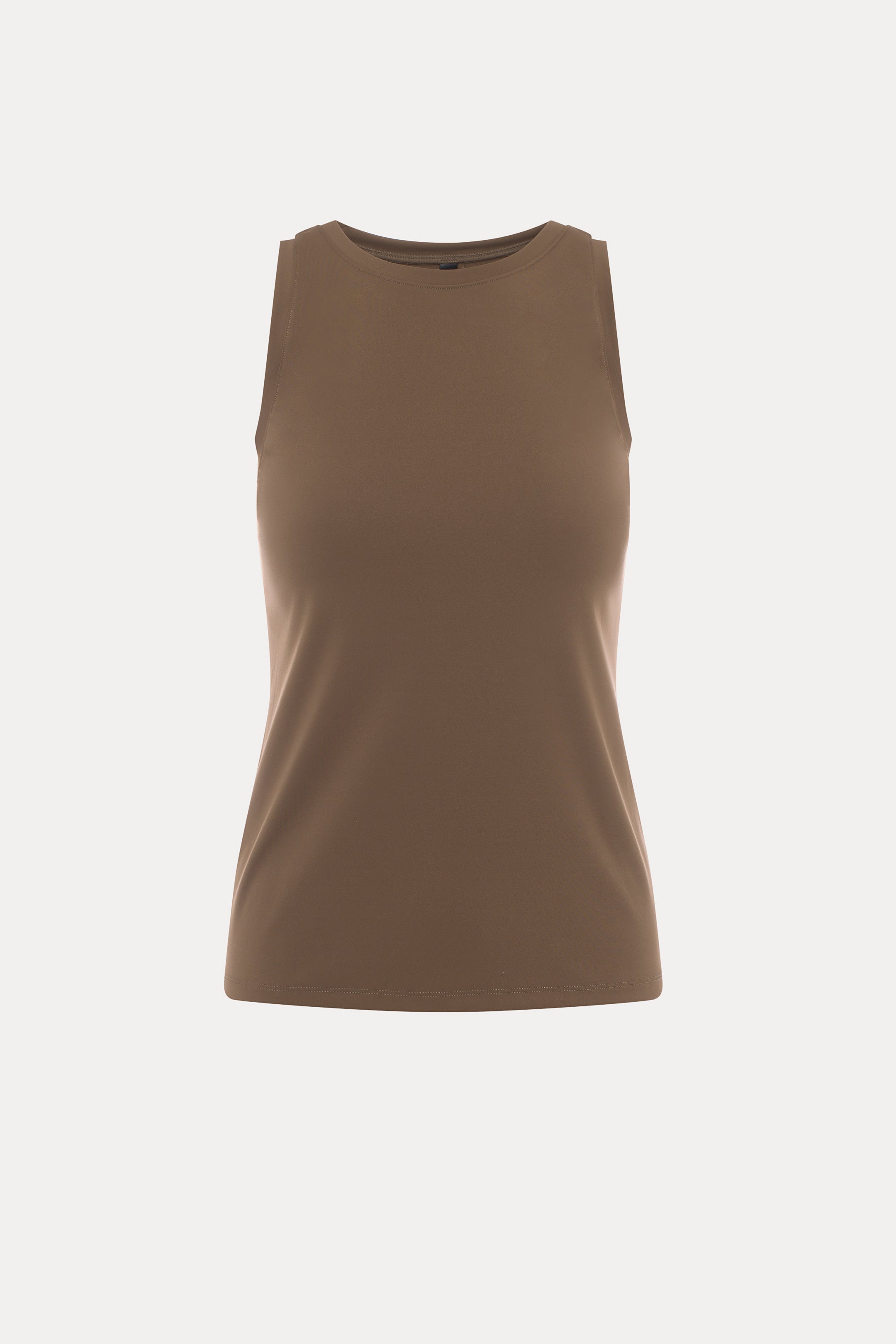 Louisa | Brown scoop neck camisole