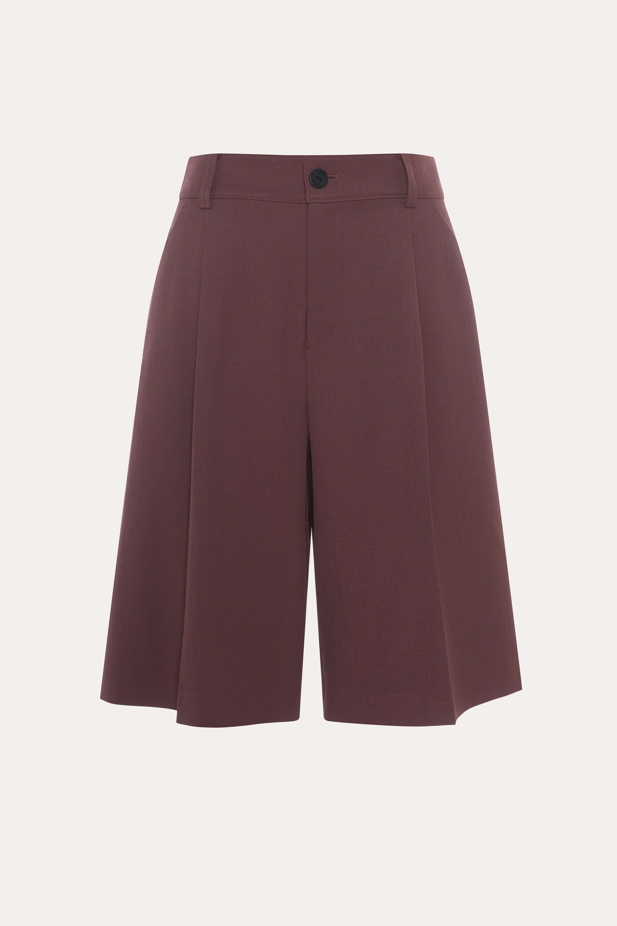 Jules | Wide leg short burgundy