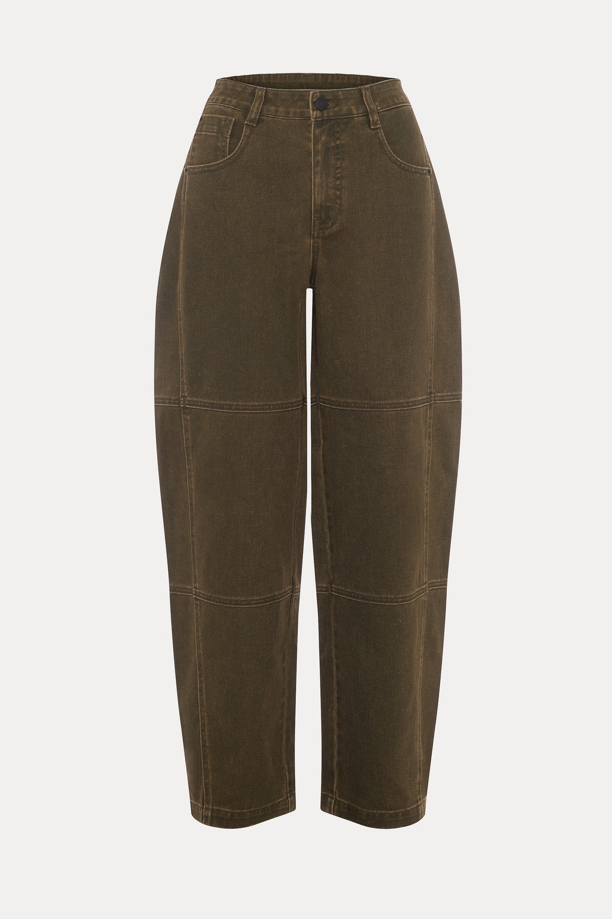 Sevani | Faded black and yellow balloon jeans