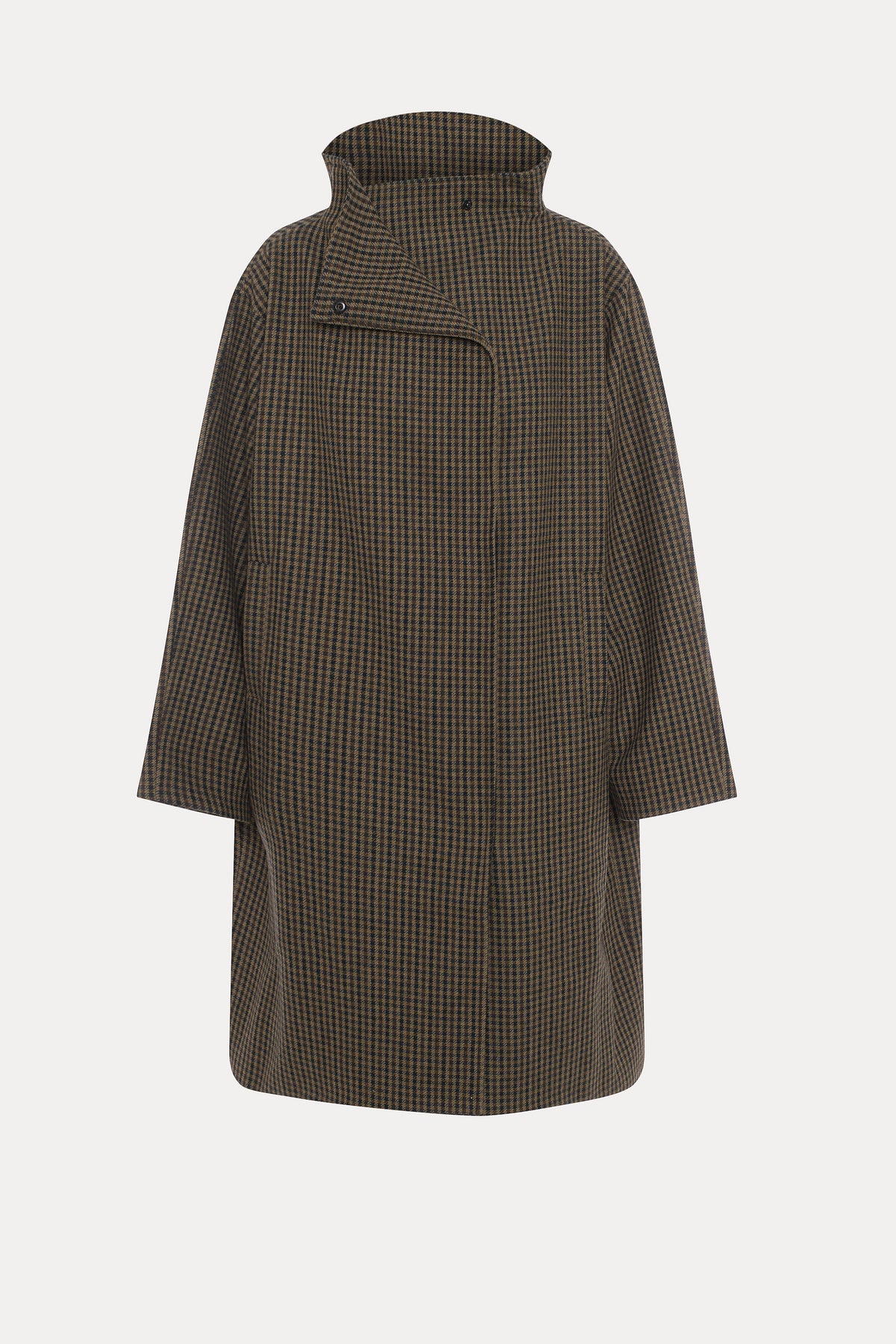Eleonore | Manteau long à carreaux verts