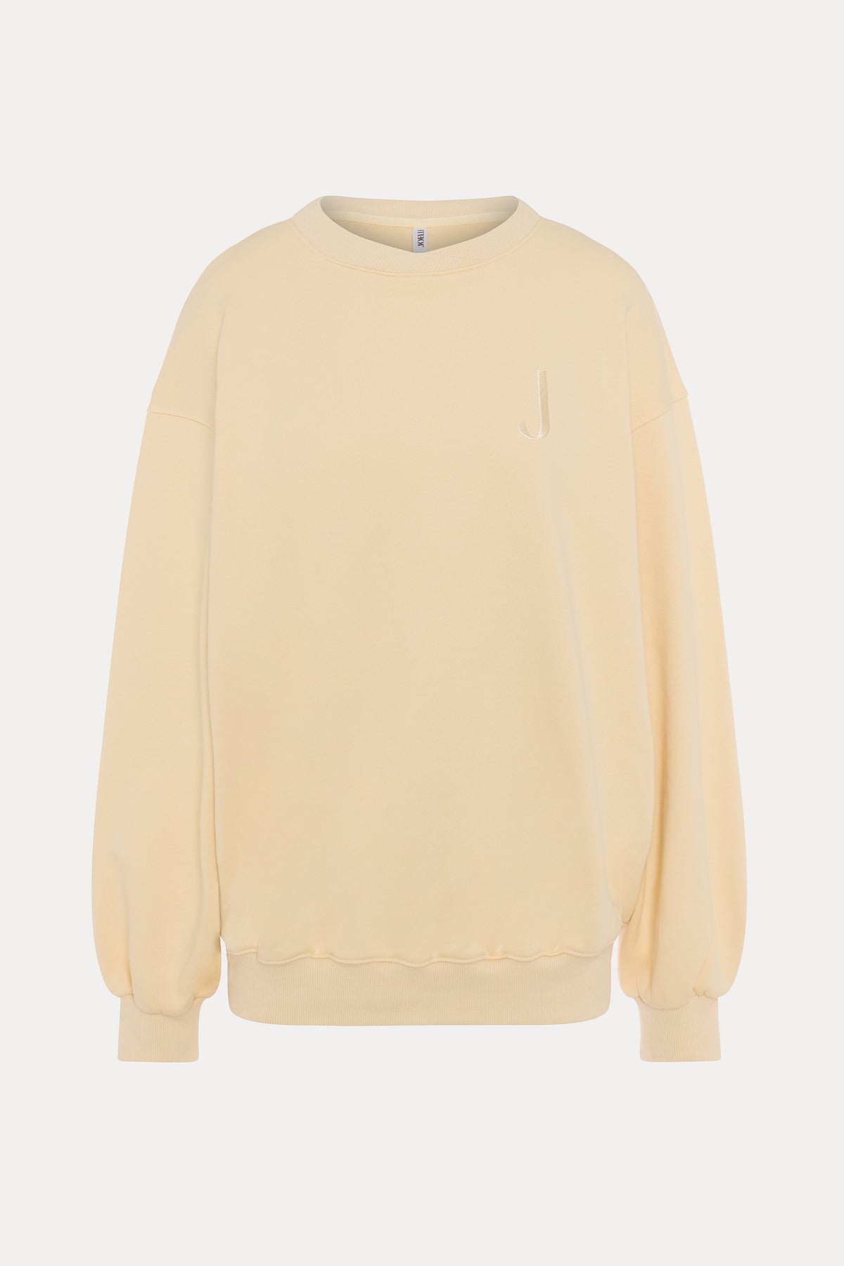 Manu | Chandail en coton jaune beurre