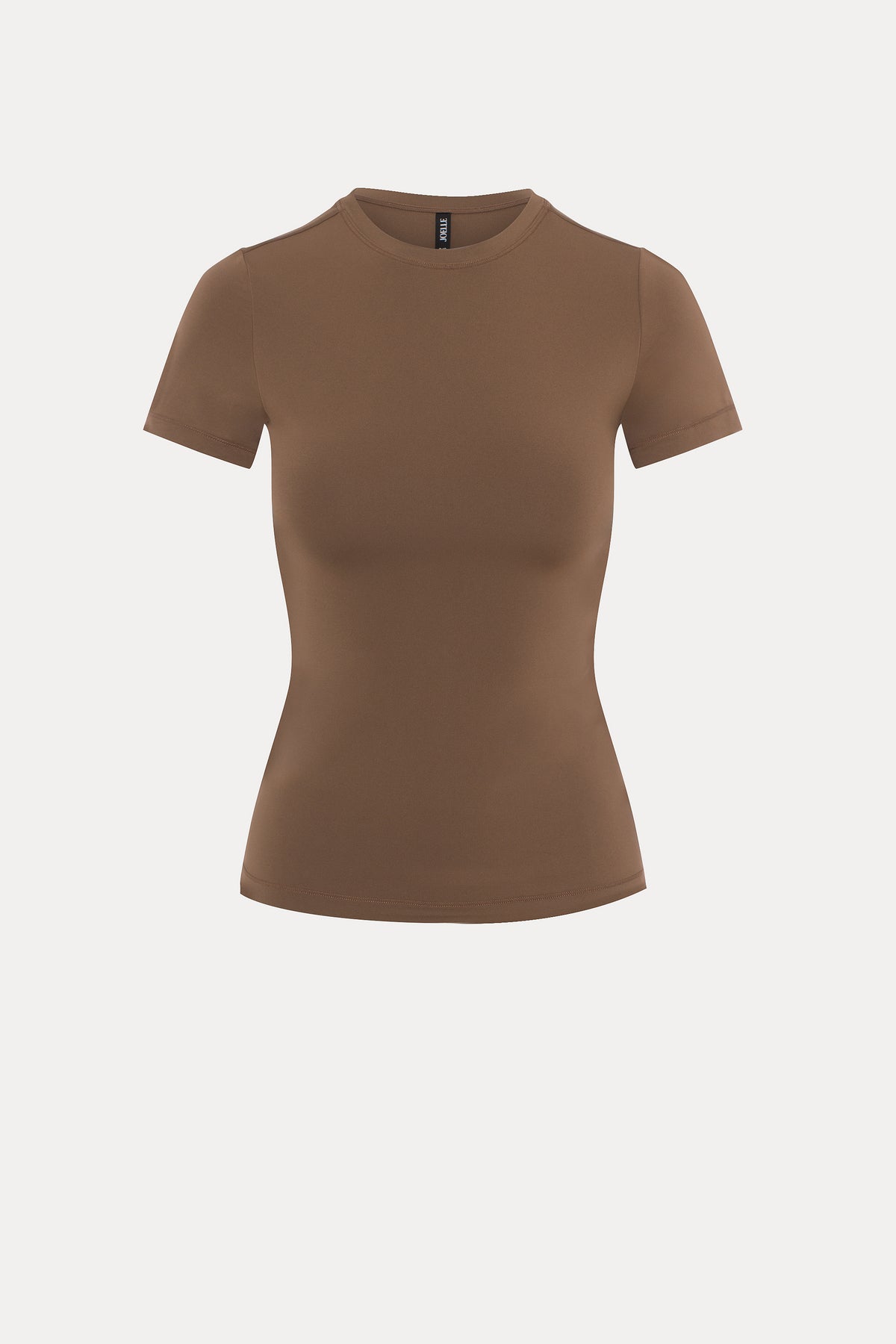 Brenda | T-shirt taupe ajusté