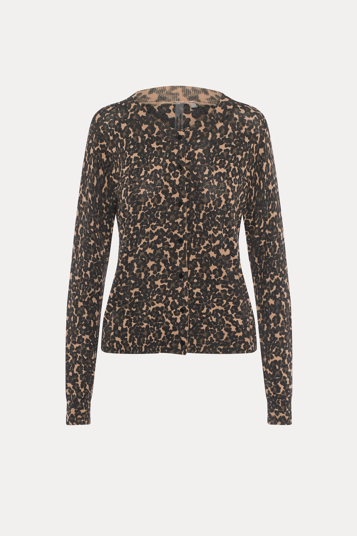 Shery | Cardigan léopard brun