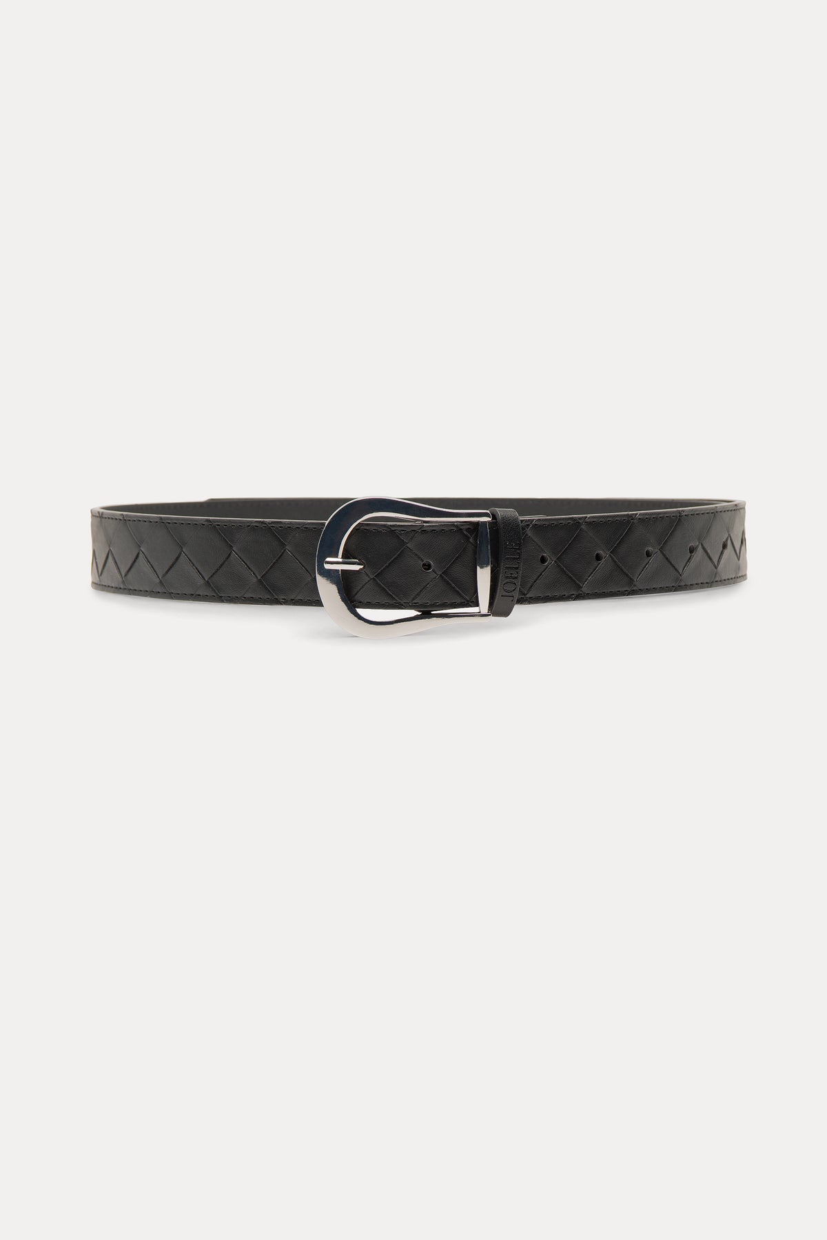 Wendy | Black braided effect belt