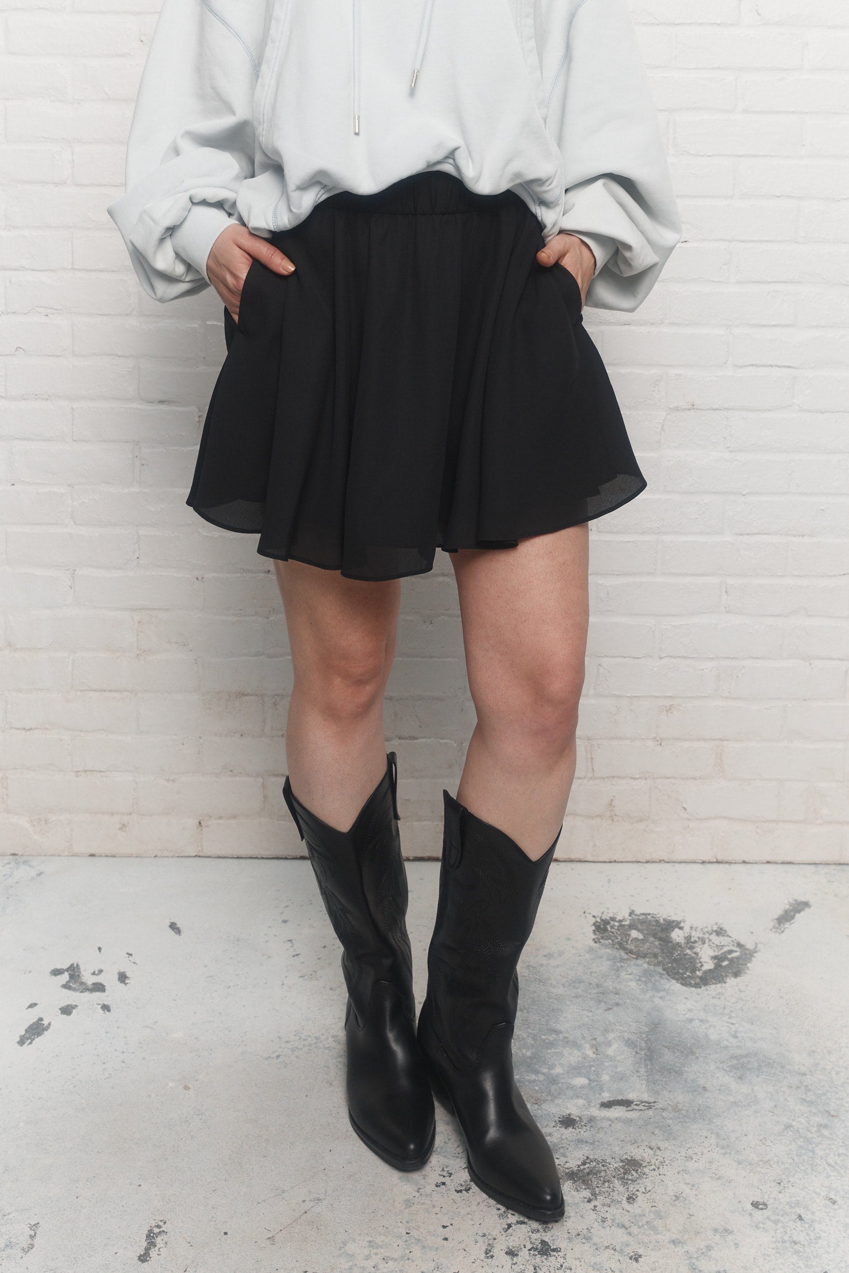 Cecile | Black short skirt