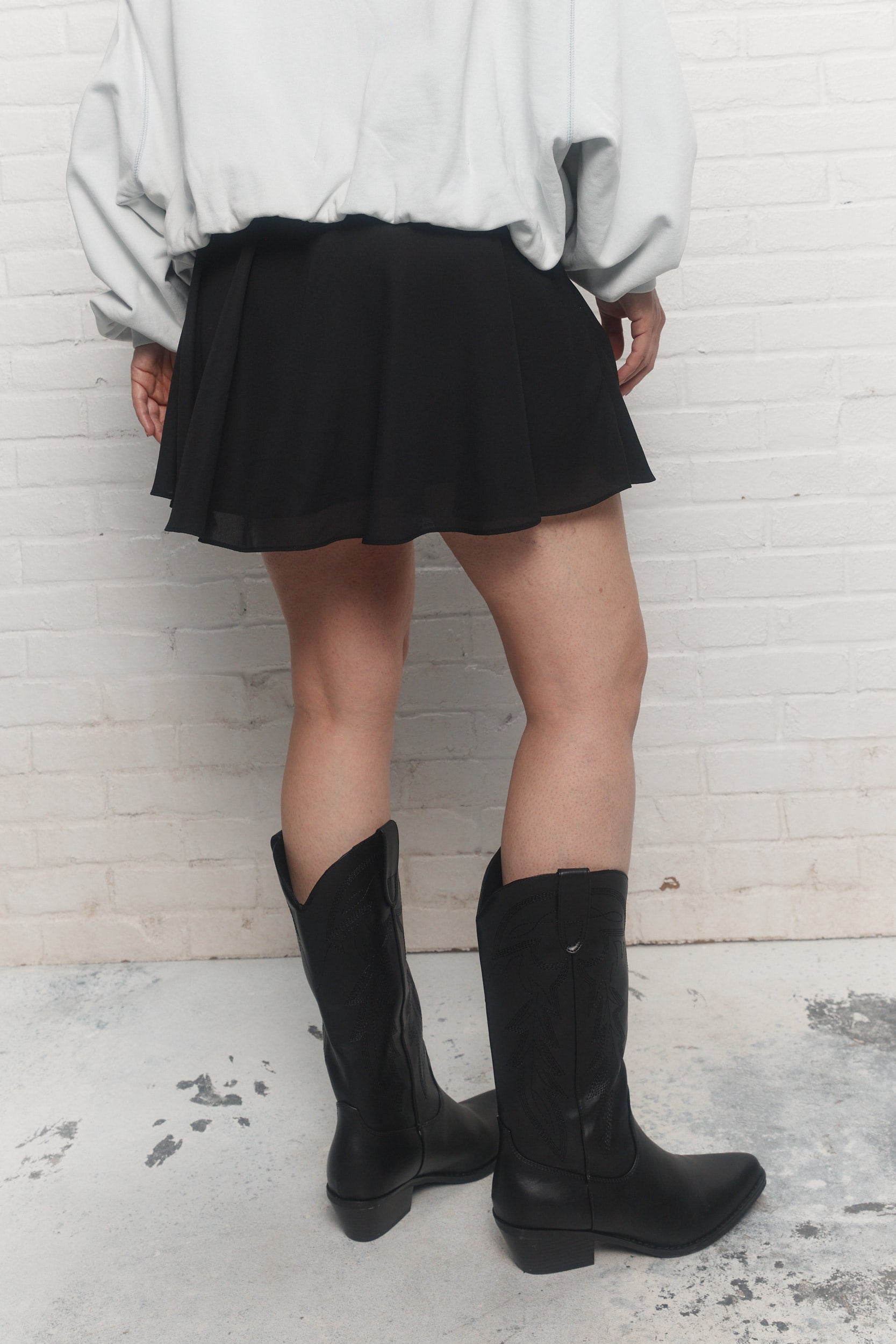 Cecile | Black short skirt