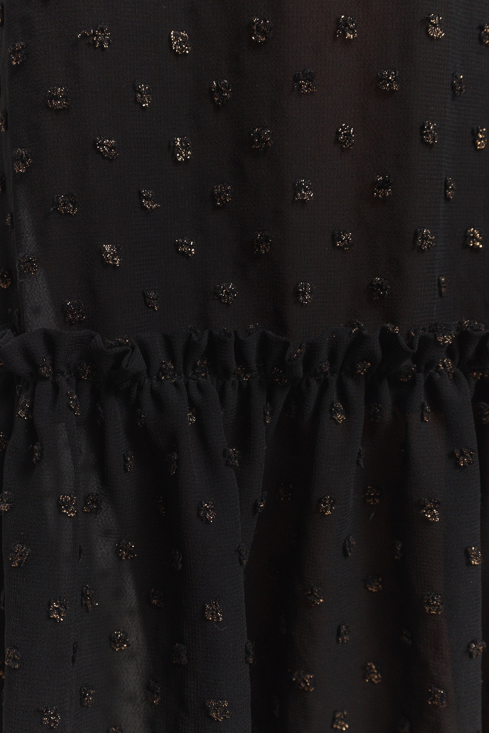 Diem | Black sheer long skirt