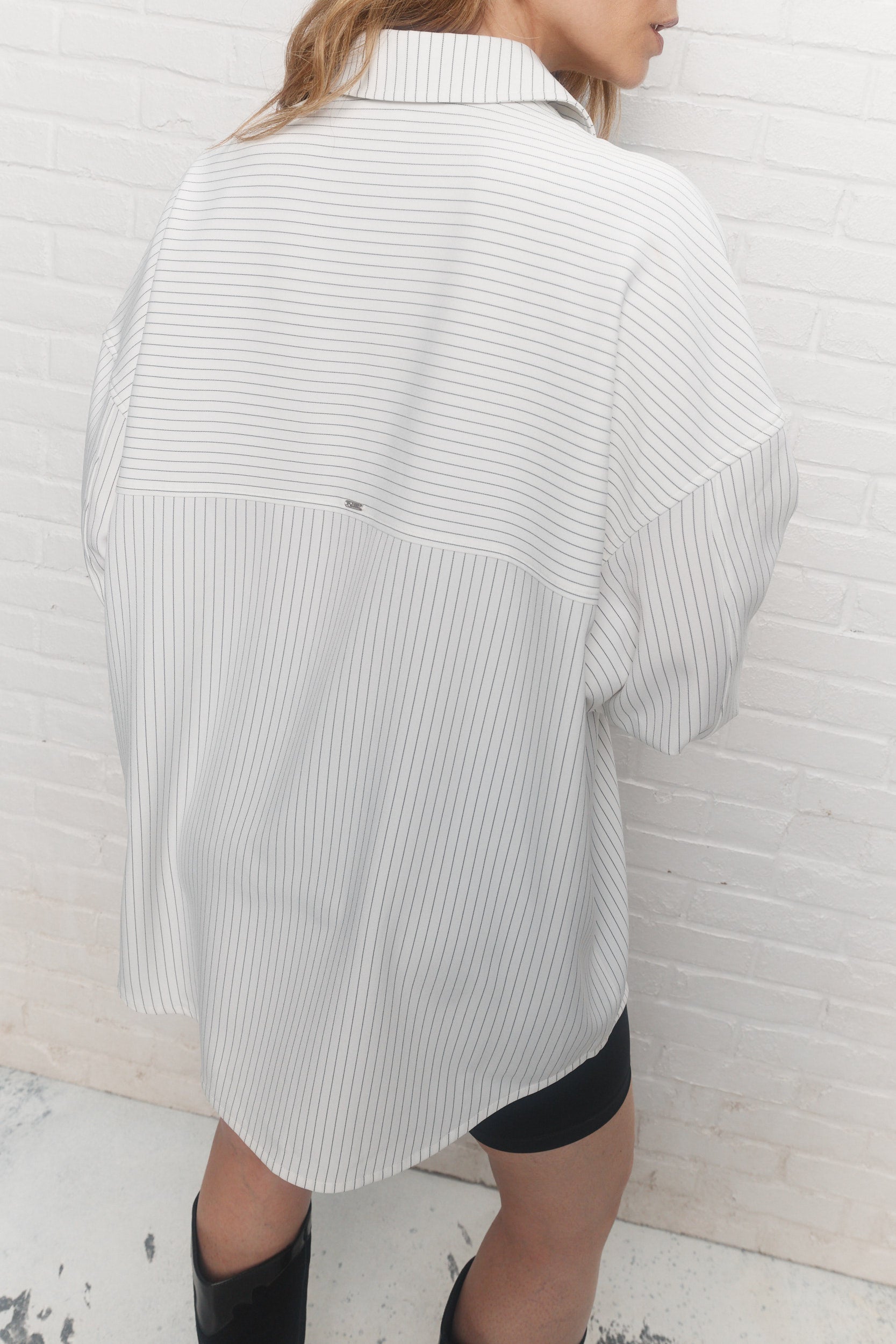 Bodhi | Chemise rayée blanche