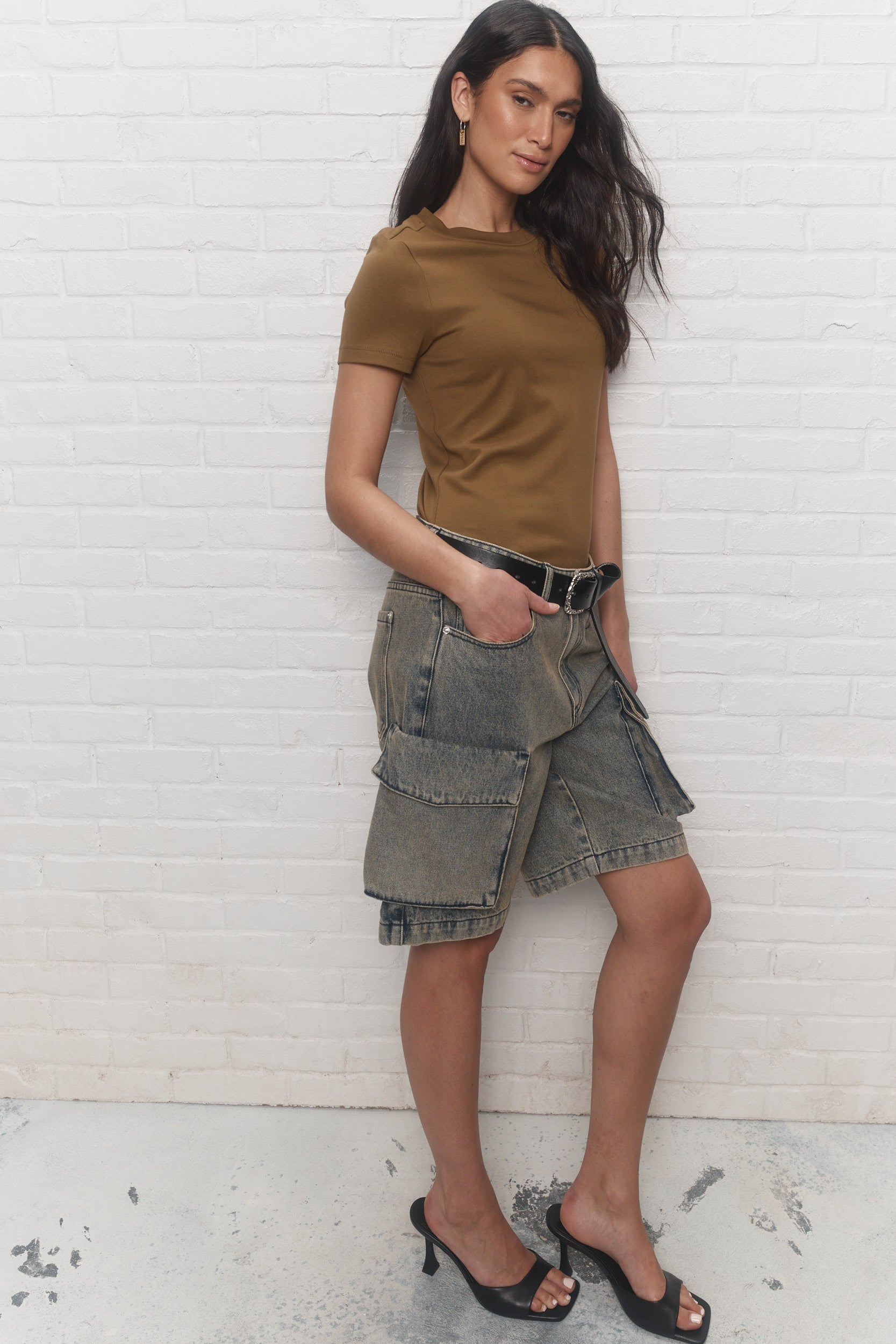Planta T-shirt kaki JOELLE Collection