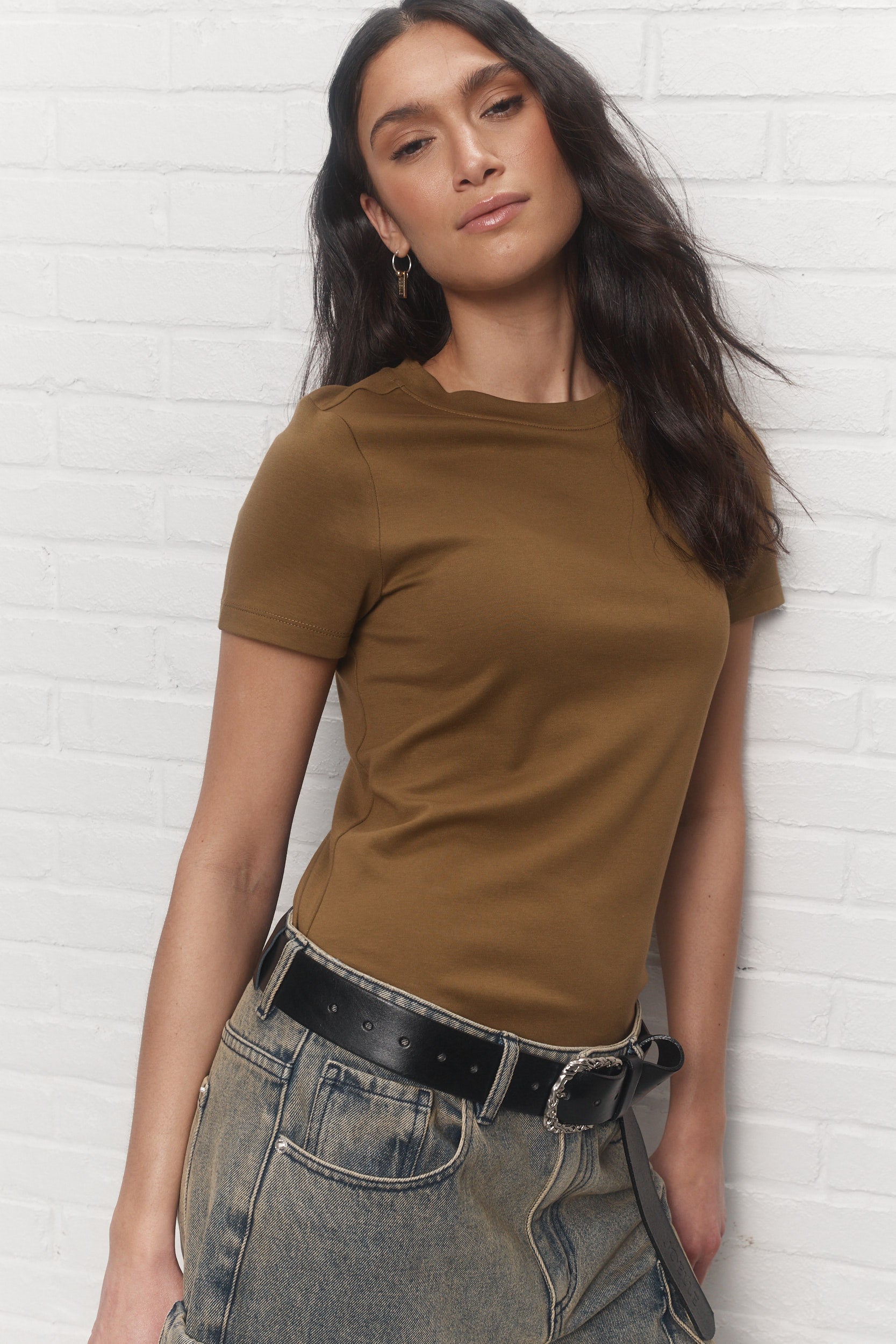 Planta T-shirt kaki JOELLE Collection