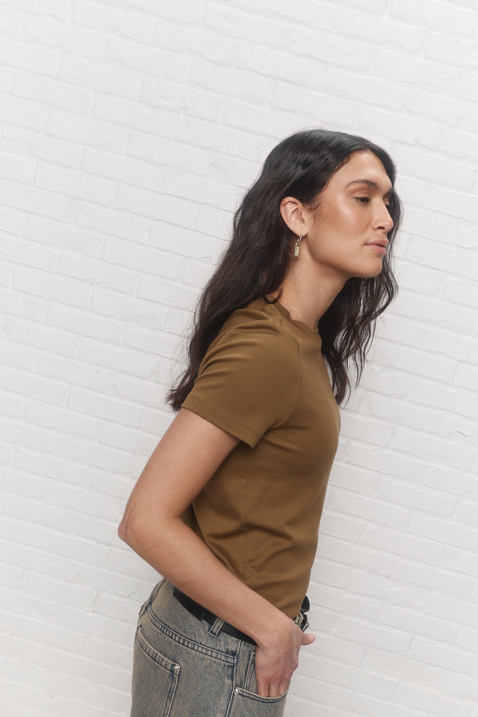 Planta T-shirt kaki JOELLE Collection