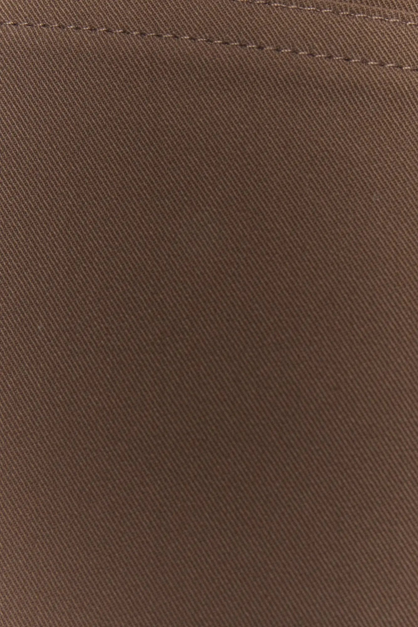 Pantalon kaki foncé évasé style cargo | Kurter JOELLE Collection
