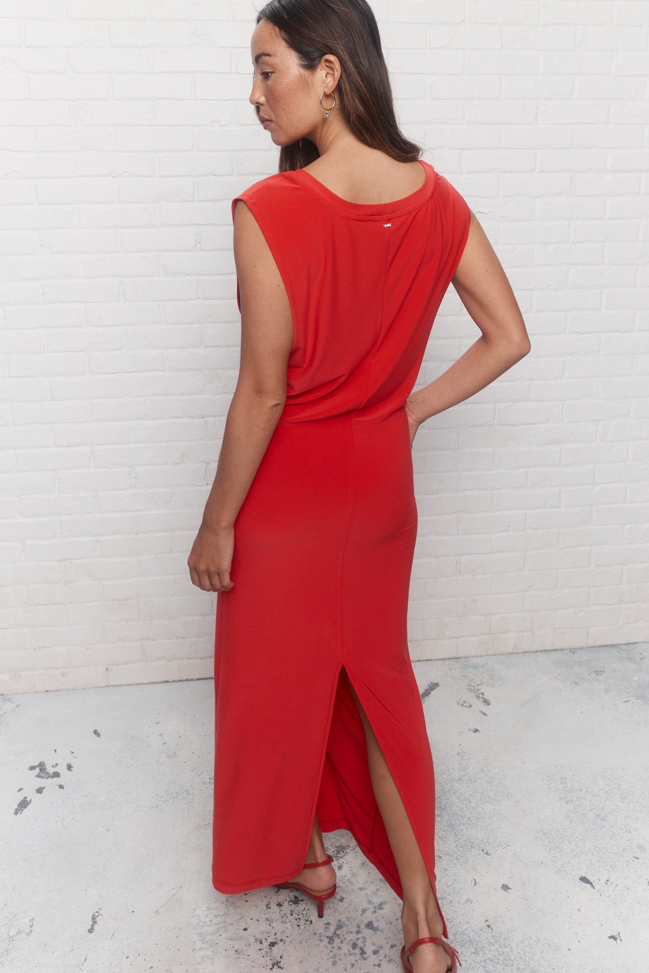 Lucianna | Long red dress