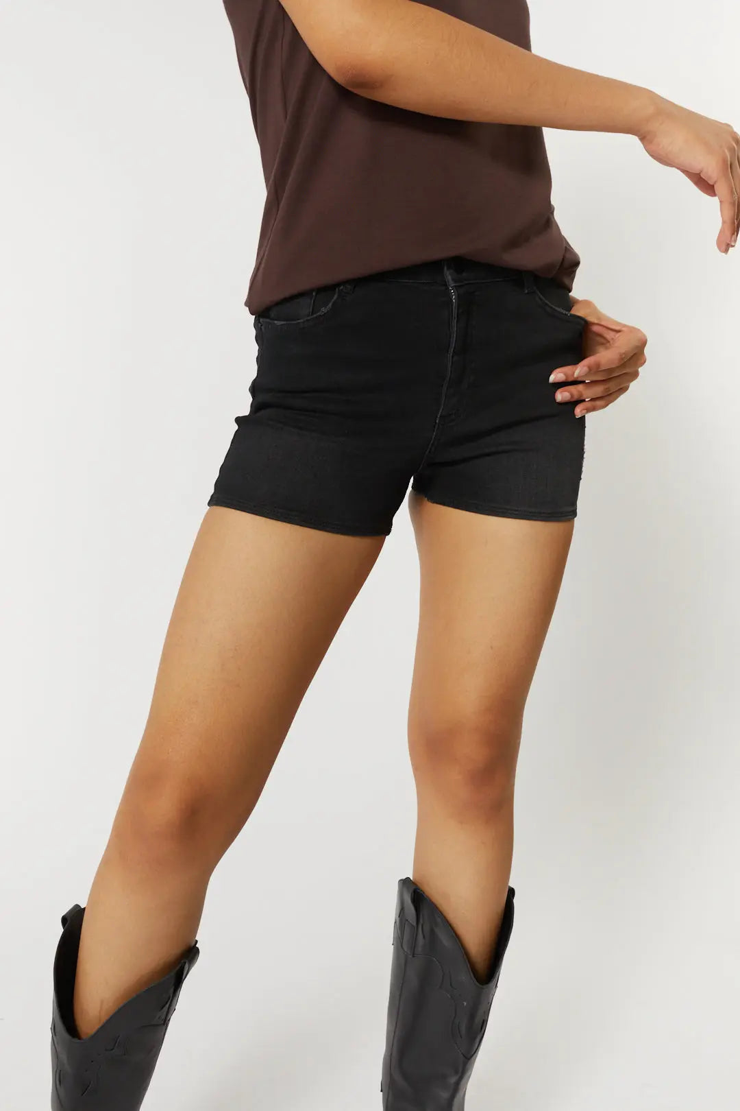 Short de jeans noir | Kassin JOELLE Collection