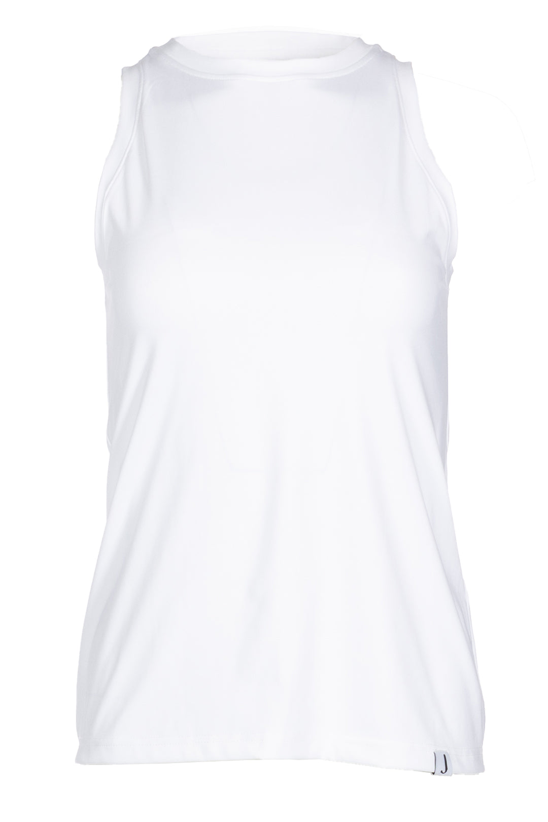 Camisole blanche à col rond | Louisa