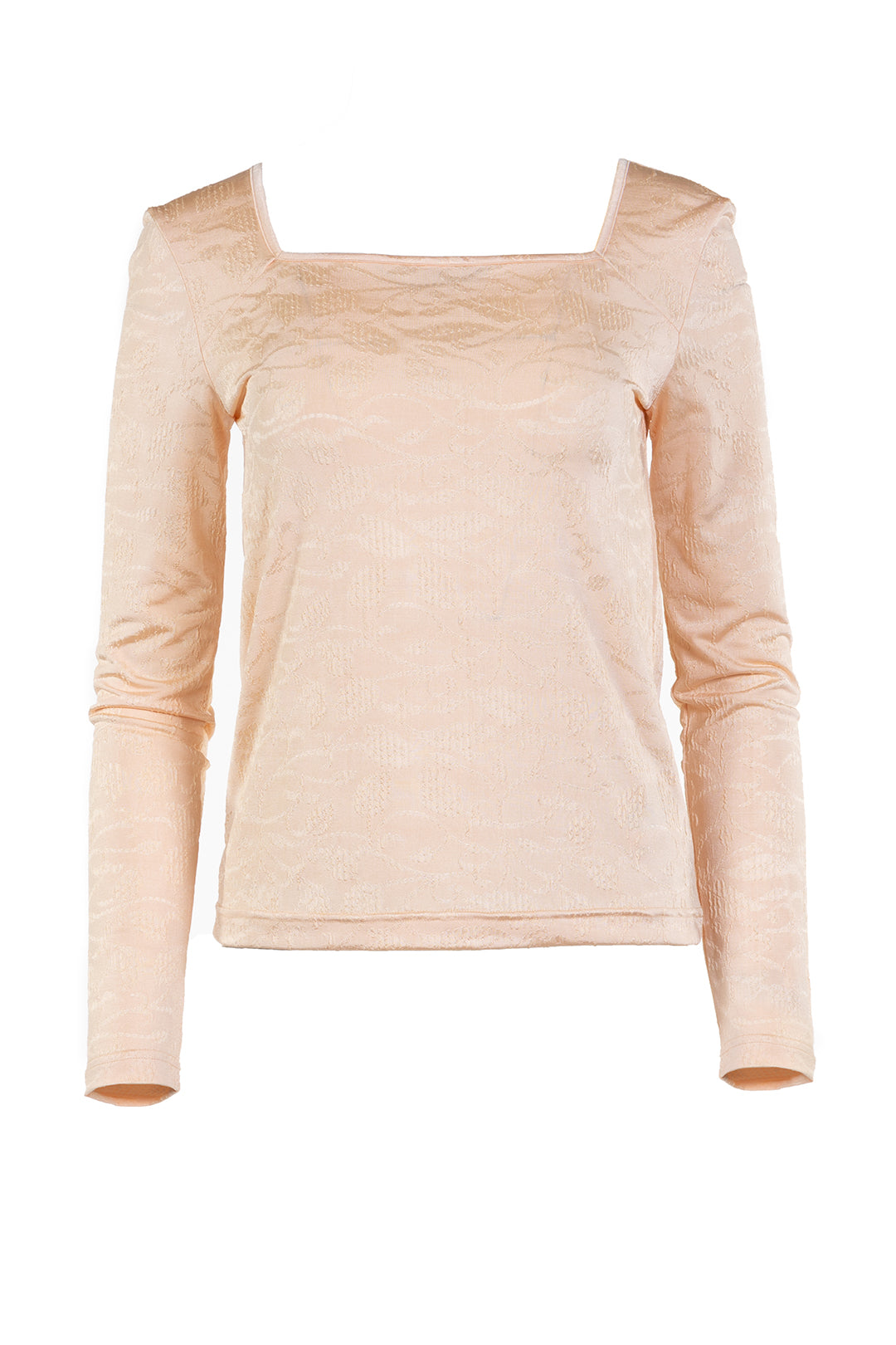 Peach square neck sweater | Kitchen