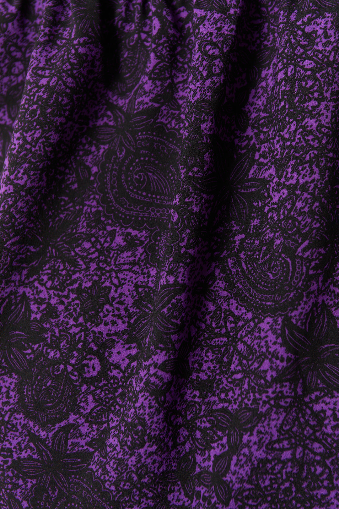 Purple floral wrap dress | Alie