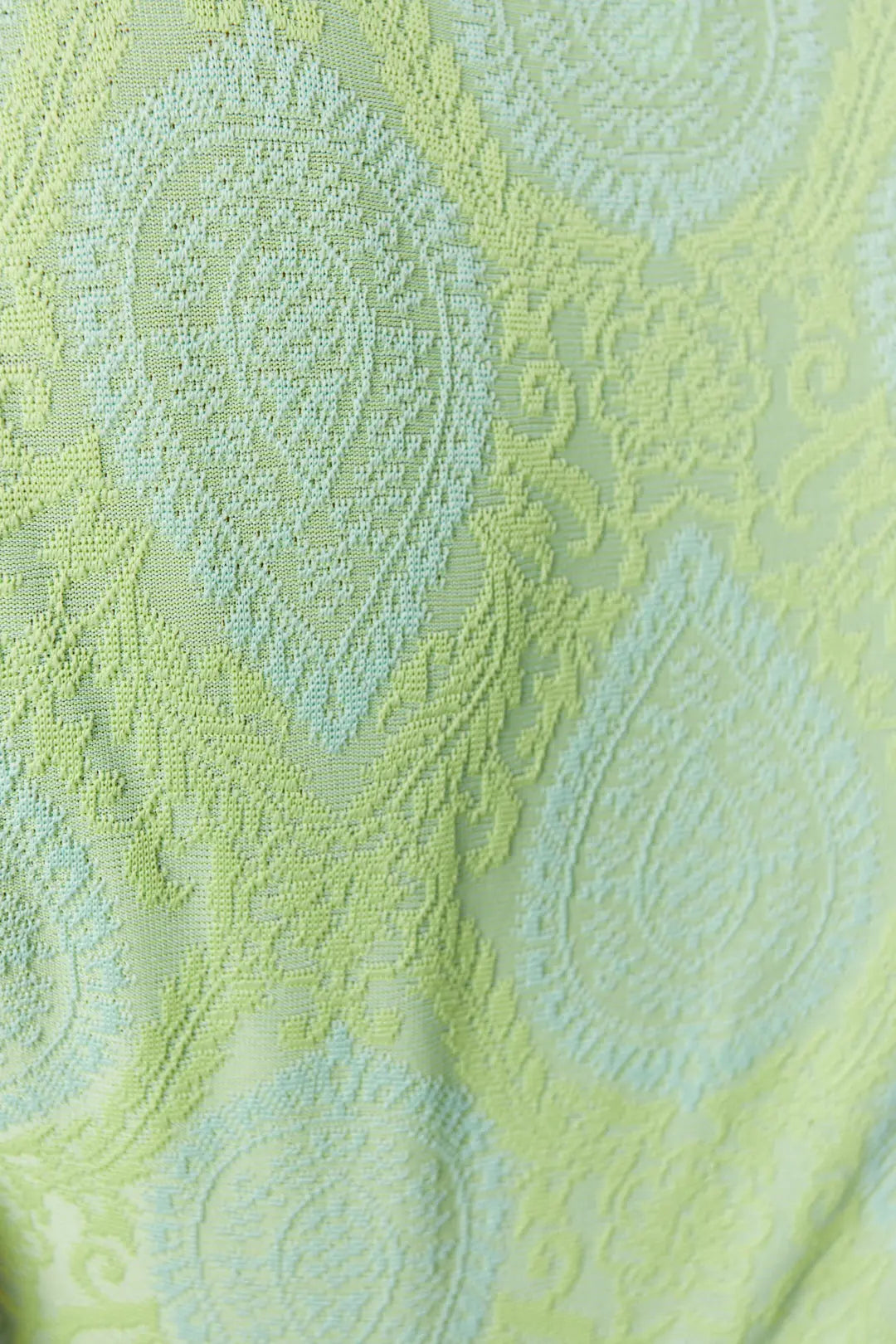 Chandail vert menthe à motifs | Elliot JOELLE Collection