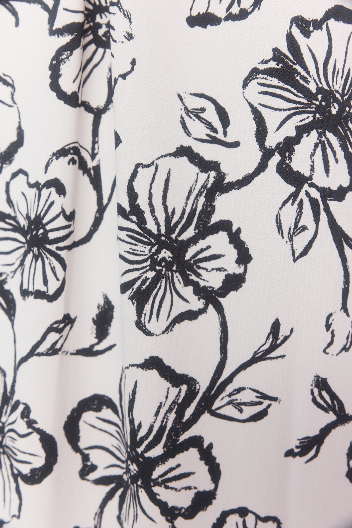 Long floral patterned shirt | Adam
