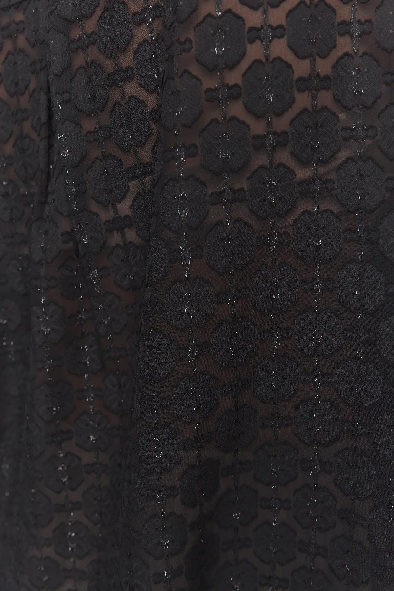 Chemise noire à col officier | Oakberry JOELLE Collection