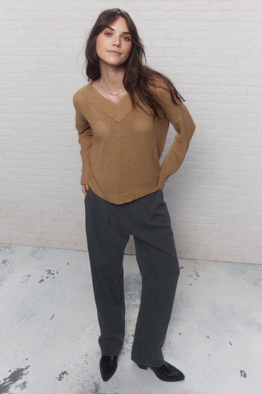 Sand Knit Sweater | Reeve