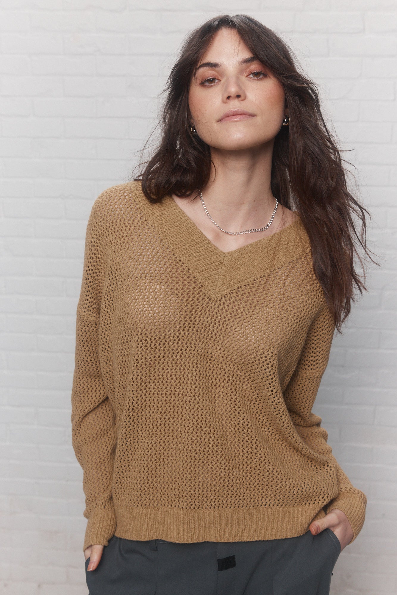 Sand Knit Sweater | Reeve