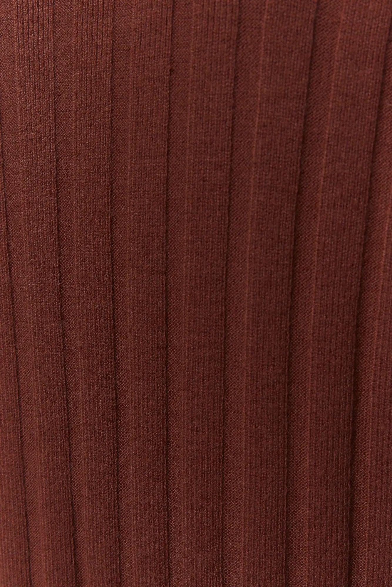 Robe longue marron en tricot | Arielle JOELLE Collection