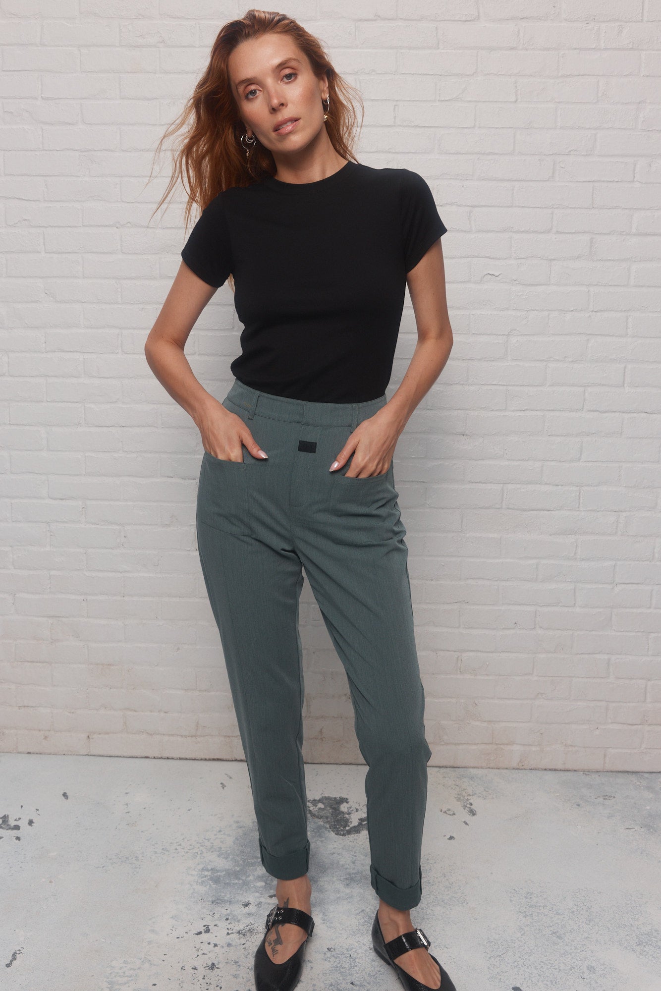 Pantalon vert | Kylie JOELLE Collection