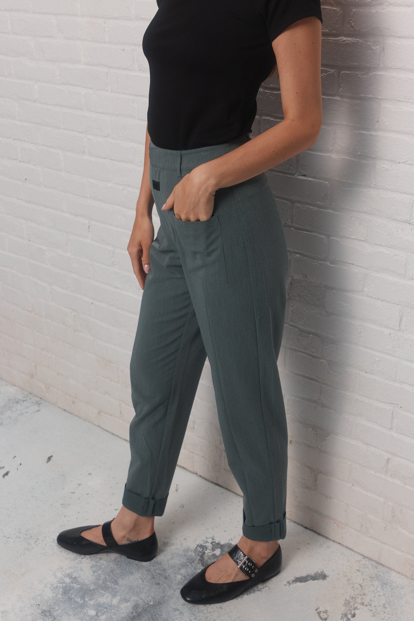 Pantalon vert | Kylie JOELLE Collection