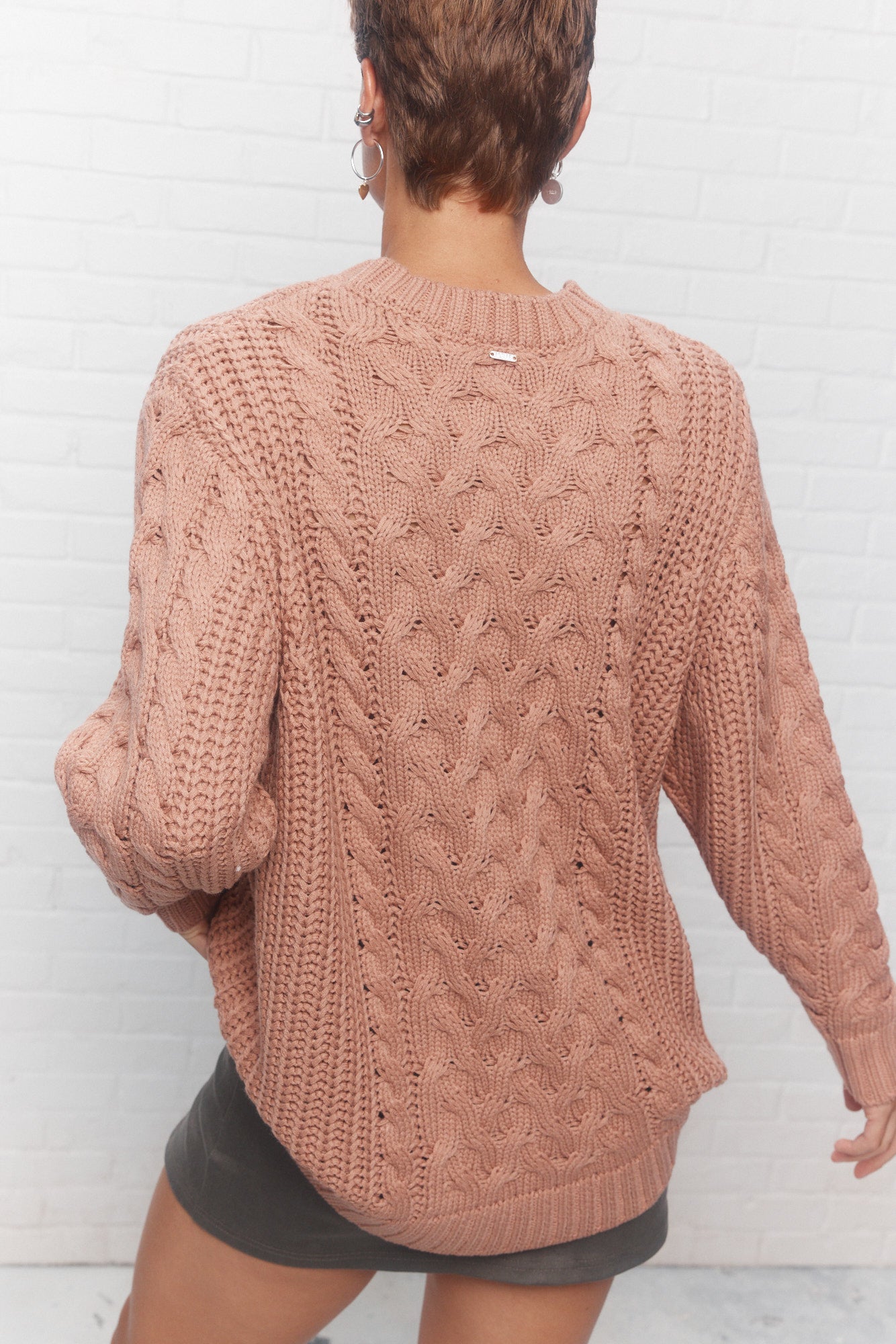 Myles | Pull tricot rose JOELLE Collection