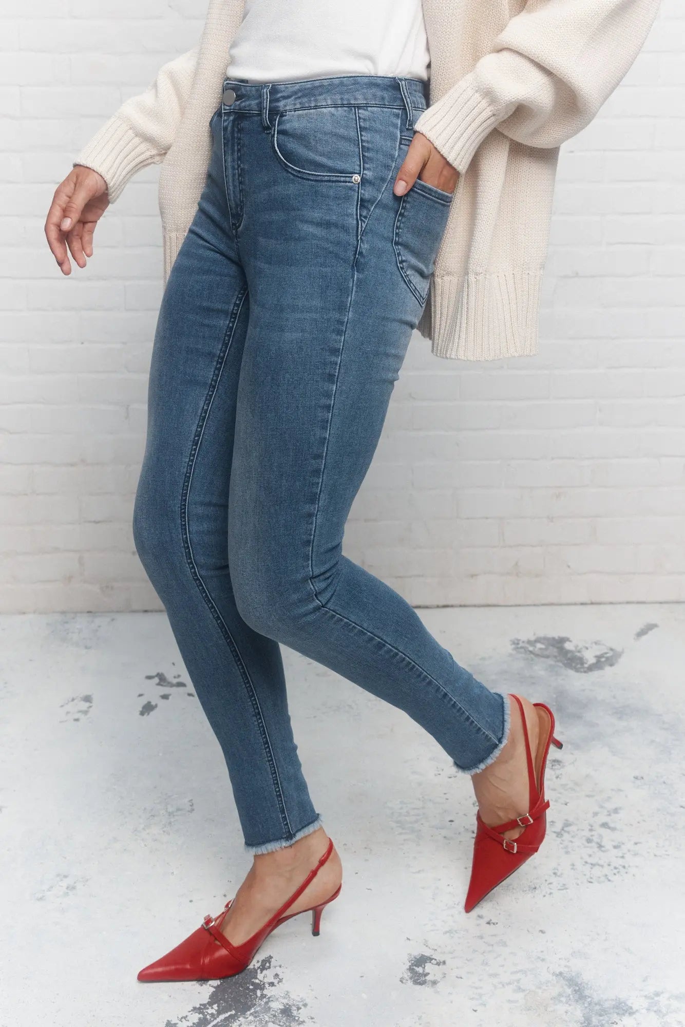 Jeans bleu | Ilkem JOELLE Collection