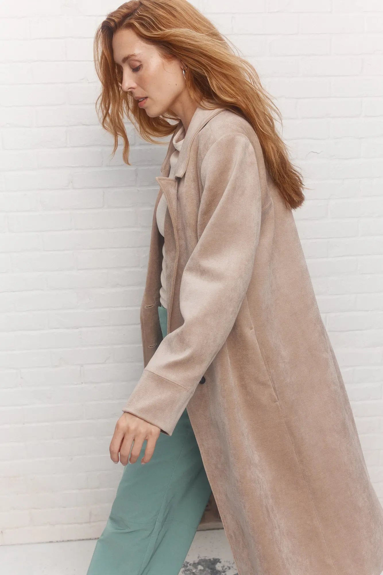 Veste tan longue | Chrissy JOELLE Collection