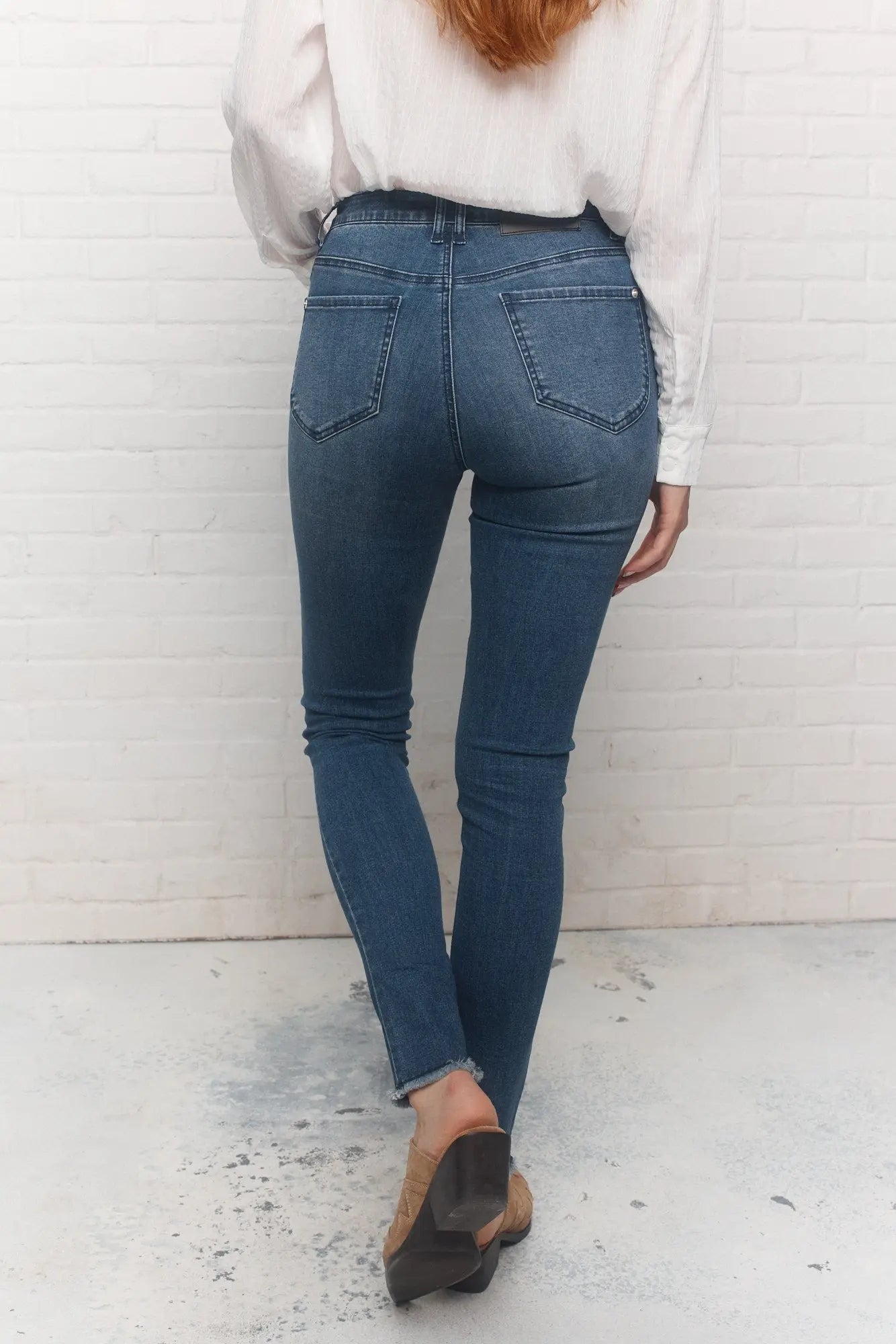 Ilkem | Jeans skinny bleu foncé JOELLE Collection