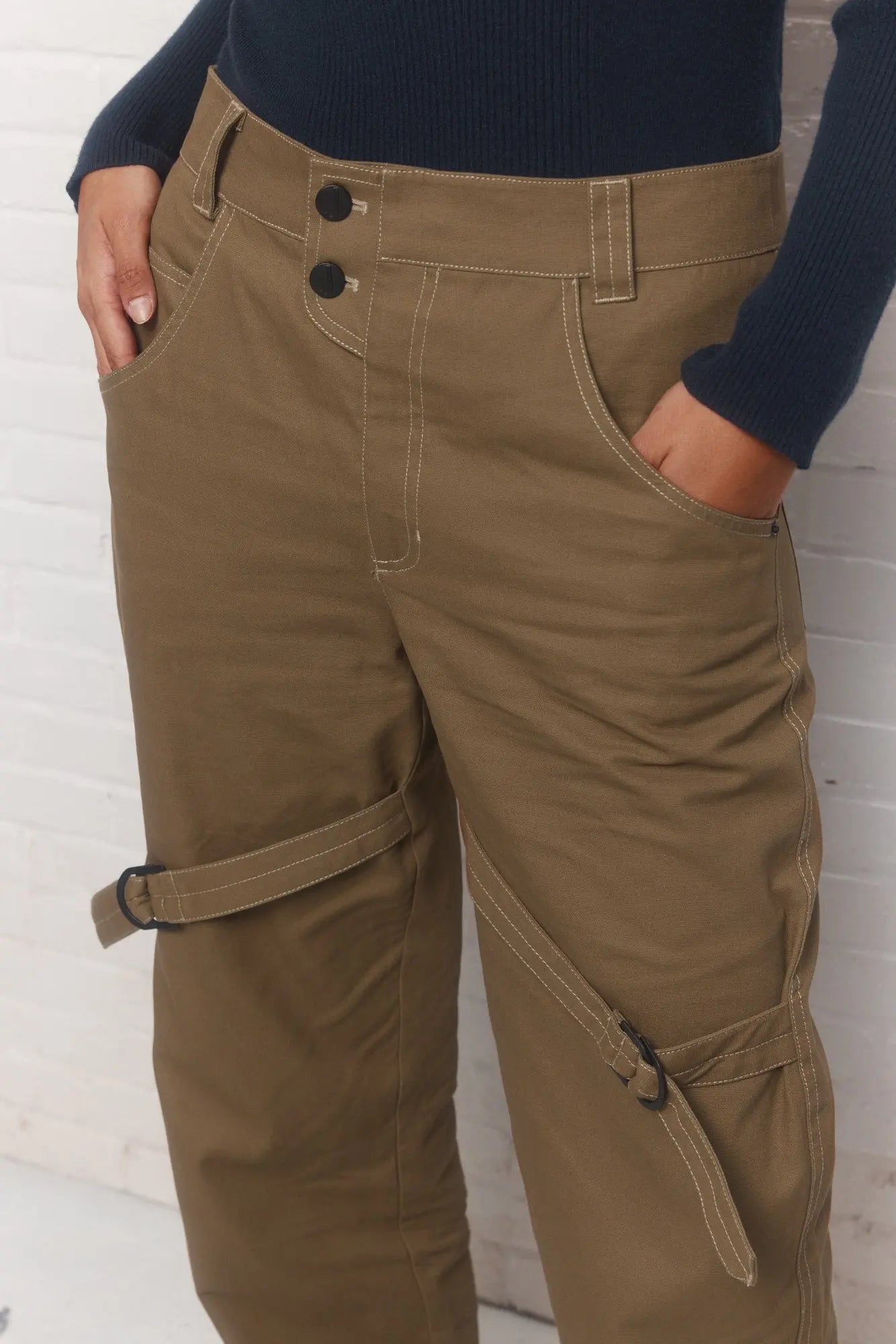 Joris | Pantalon vert utilitaire JOELLE Collection