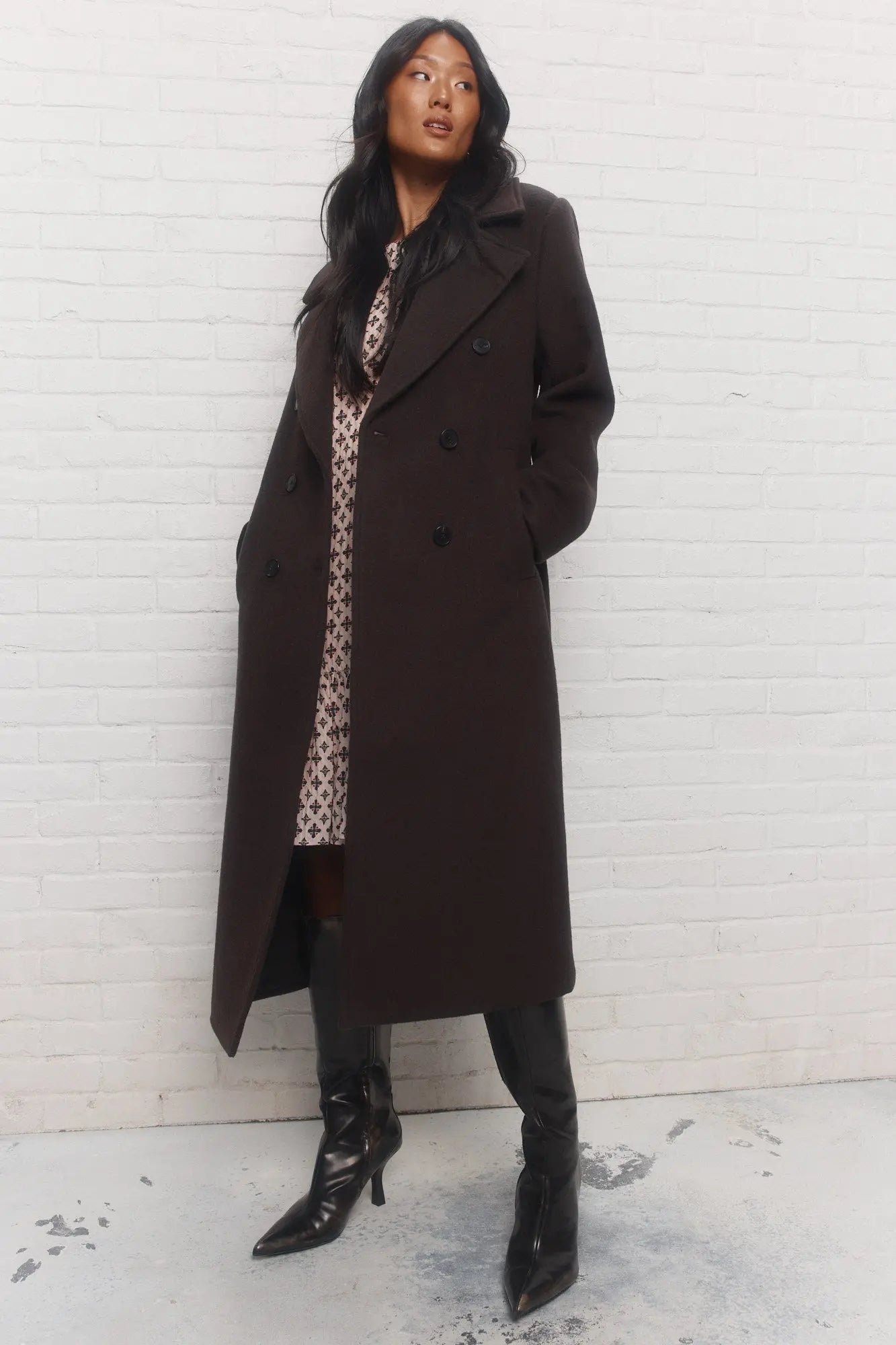 Manteau brun | Lennon JOELLE Collection