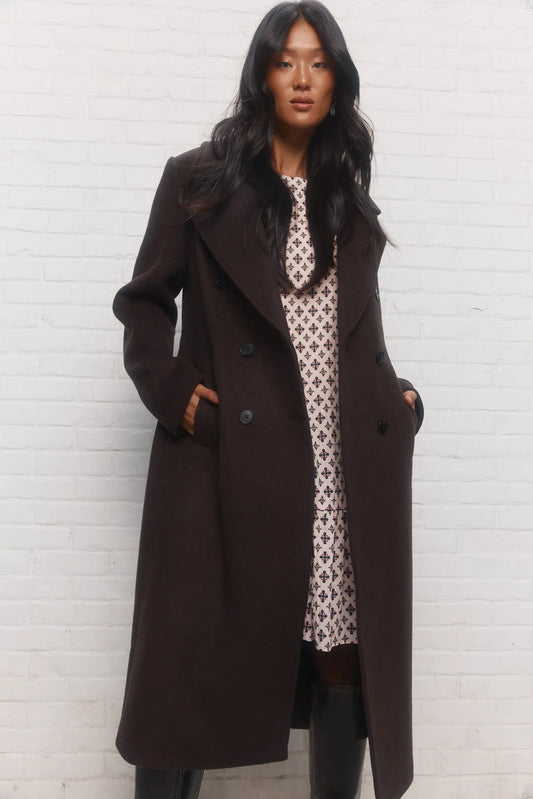 Manteau brun | Lennon JOELLE Collection