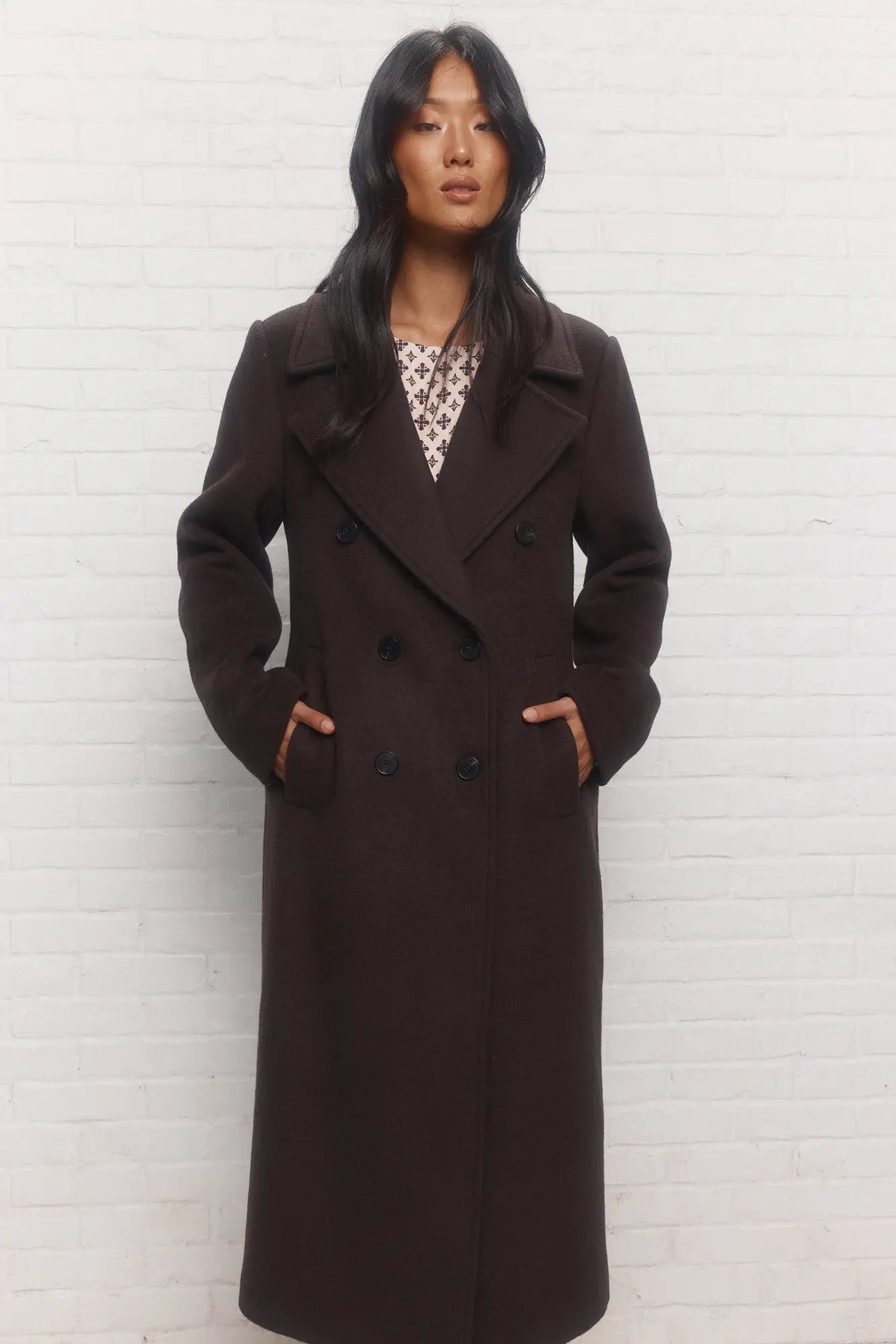 Manteau brun | Lennon JOELLE Collection